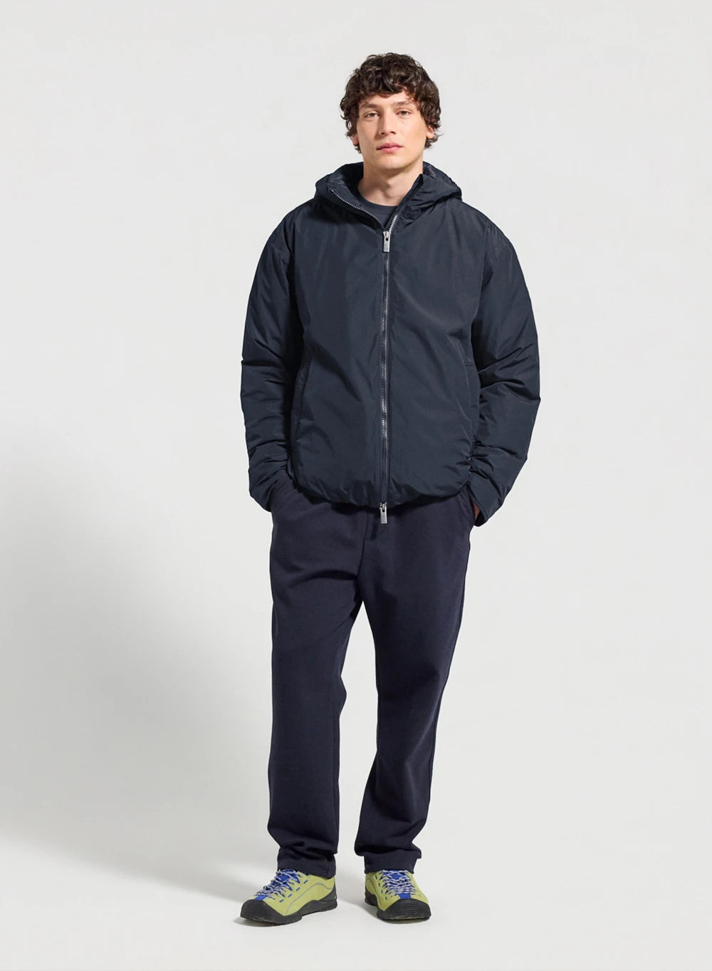 Parka matelassée imperméable pour homme Pyrenex Puigmal bleu foncé