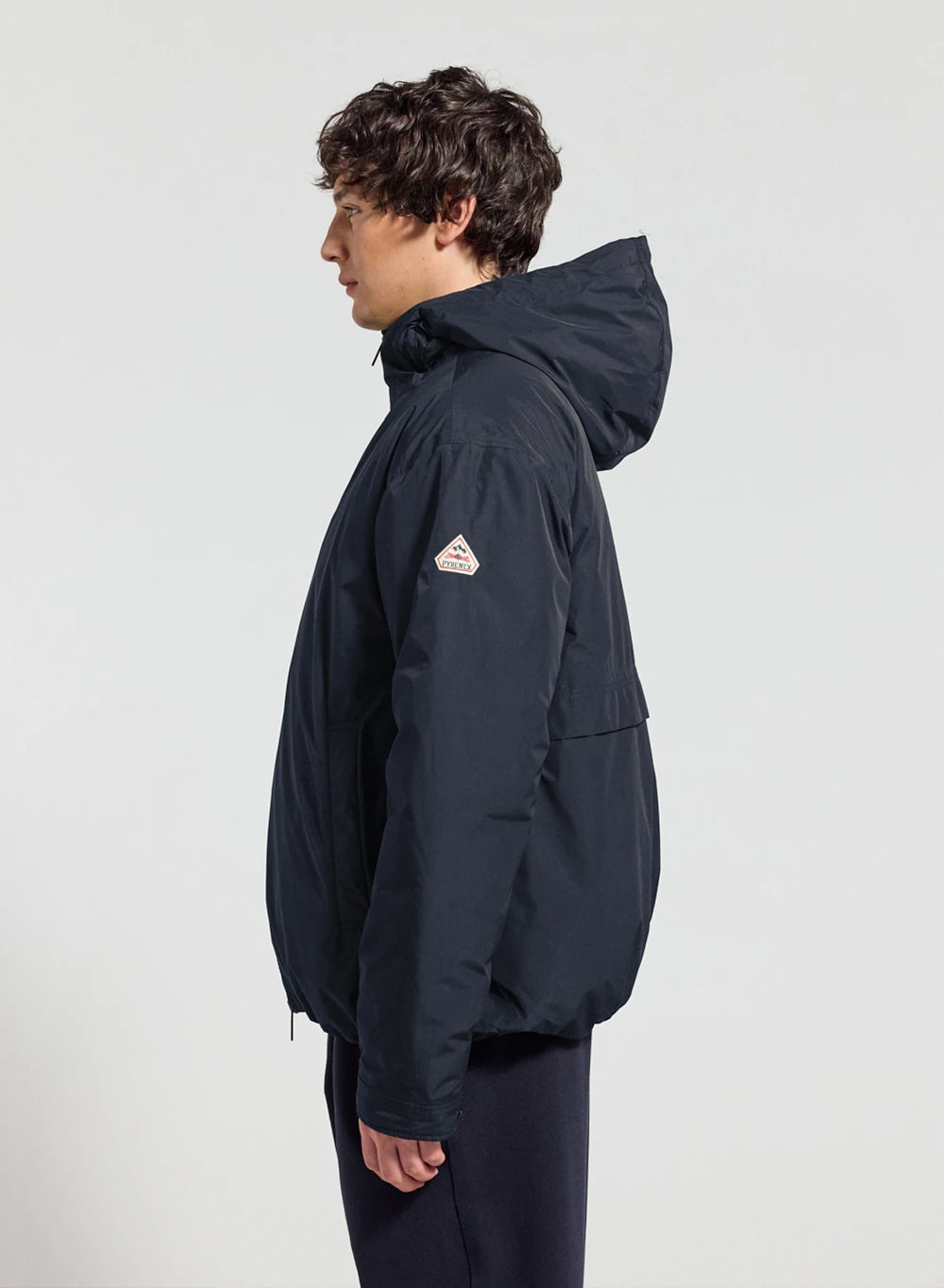 Parka matelassée imperméable pour homme Pyrenex Puigmal bleu foncé-3