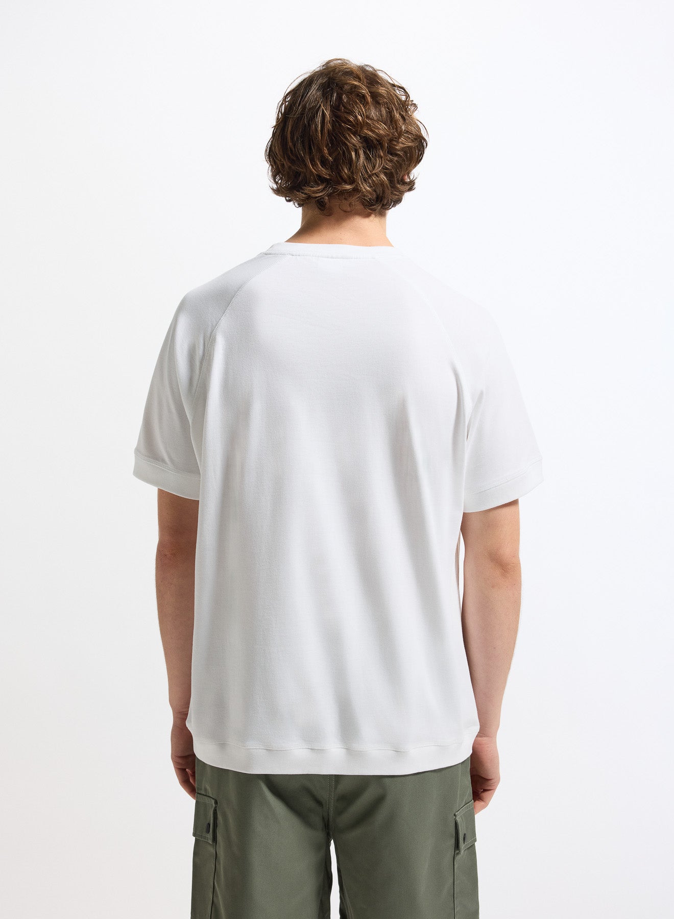 T-shirt épais en coton bio unisexe Pyrenex Peak blanc