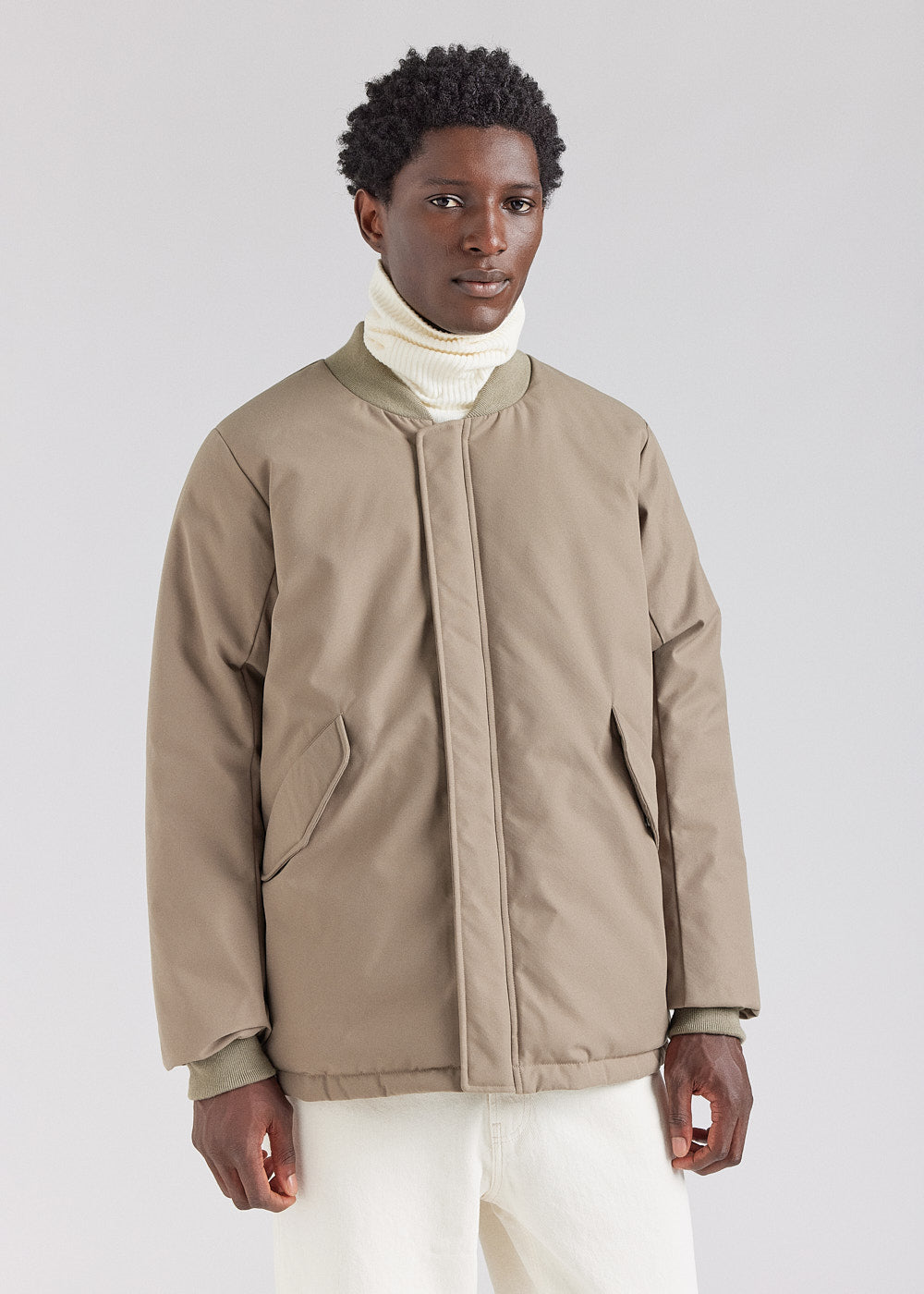 Pyrenex Soulom beige down jacket-1