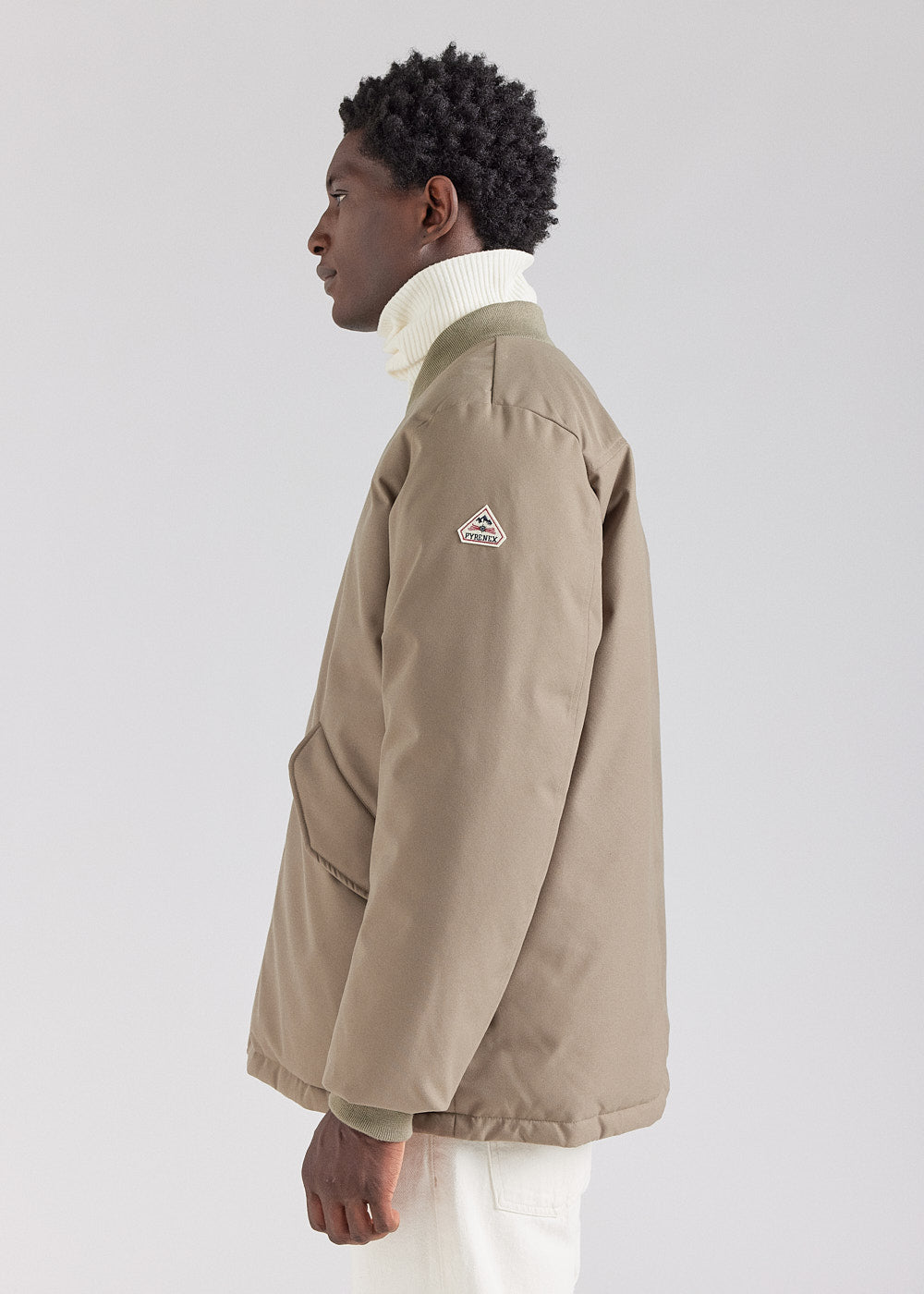 blouson en duvet homme beige 3