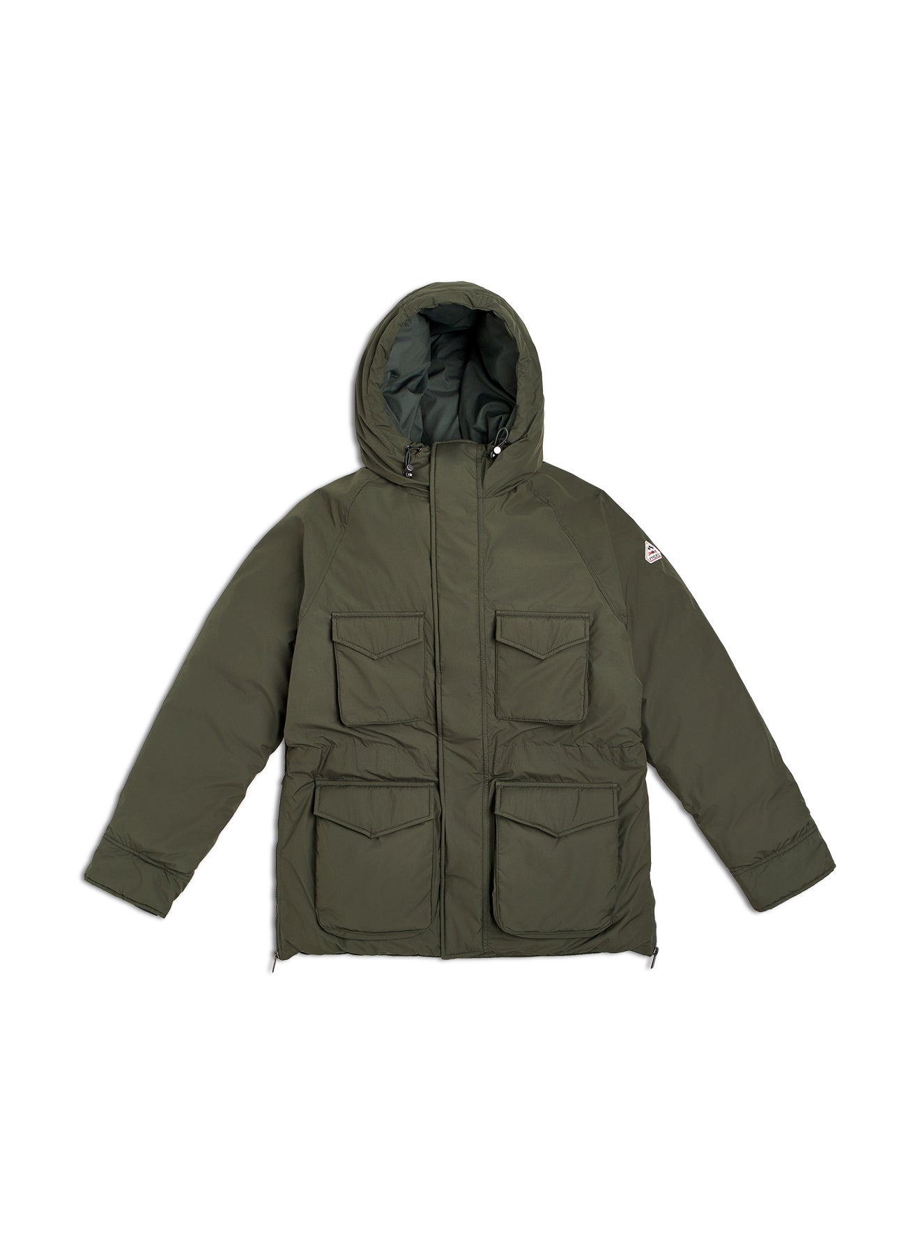 Pyrenex Bazus men's parka in natural khaki down-6