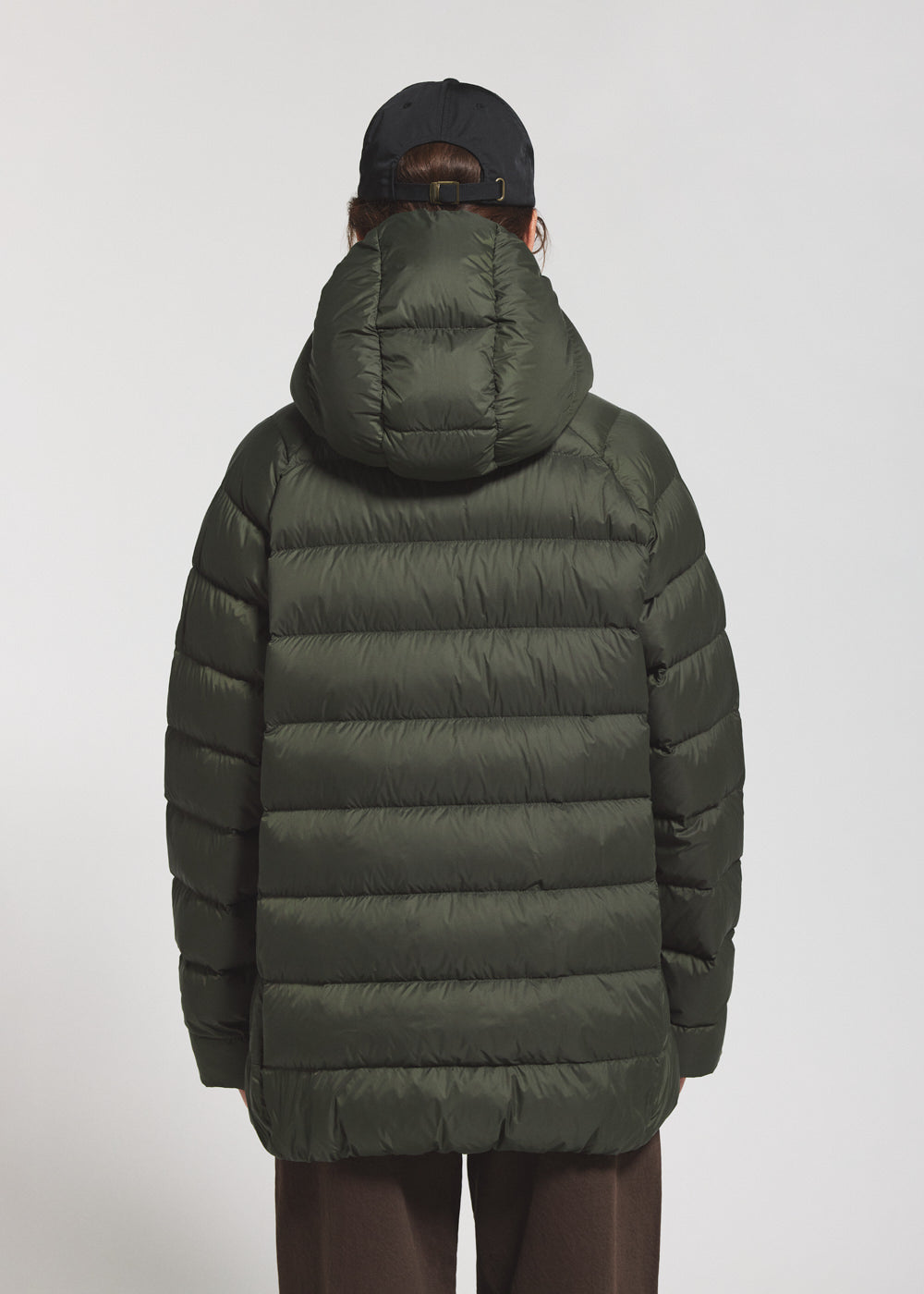 Pyrenex Arial Khaki Men's Hooded Down Jacket - Main Image