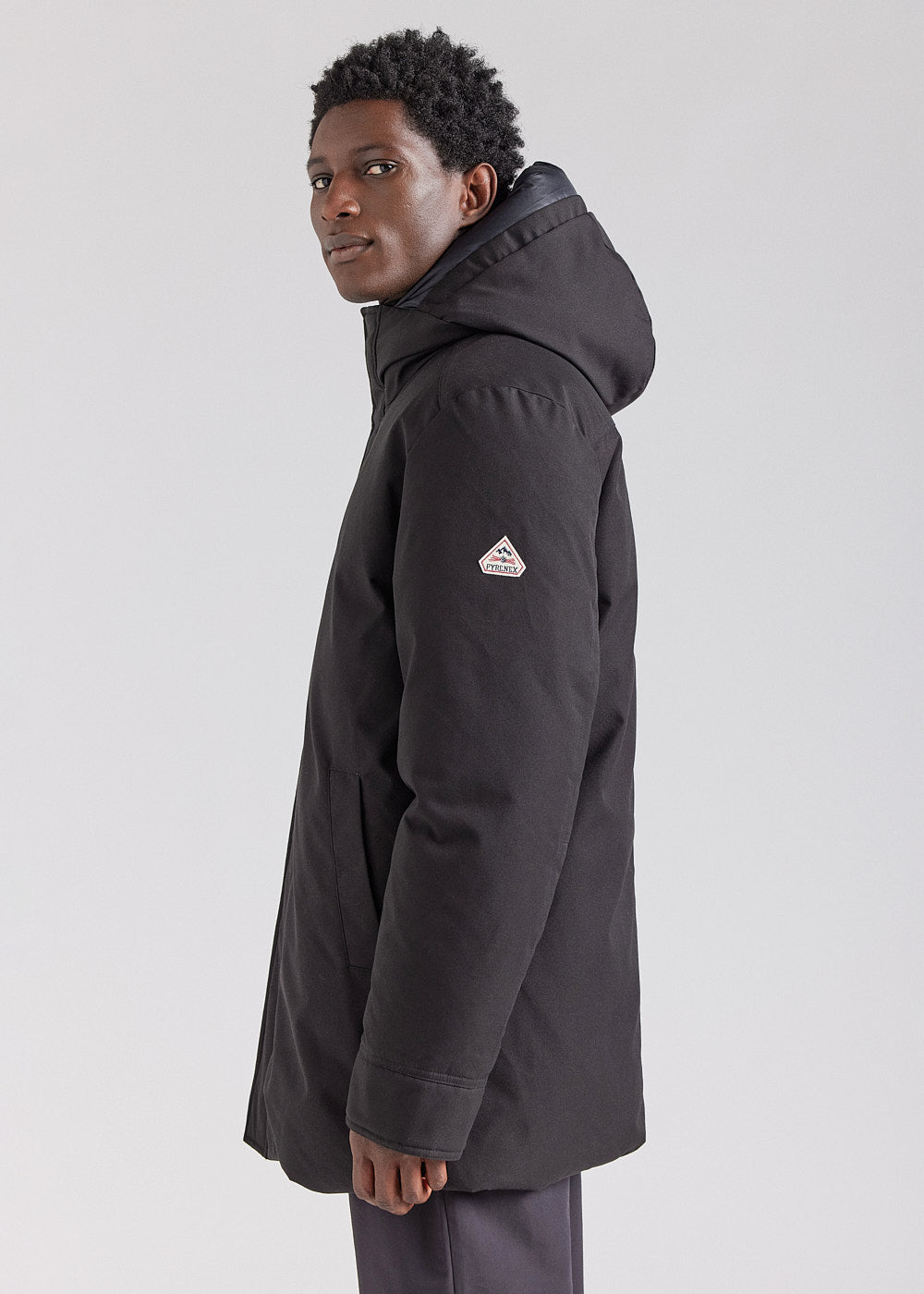 parka Balme noire homme