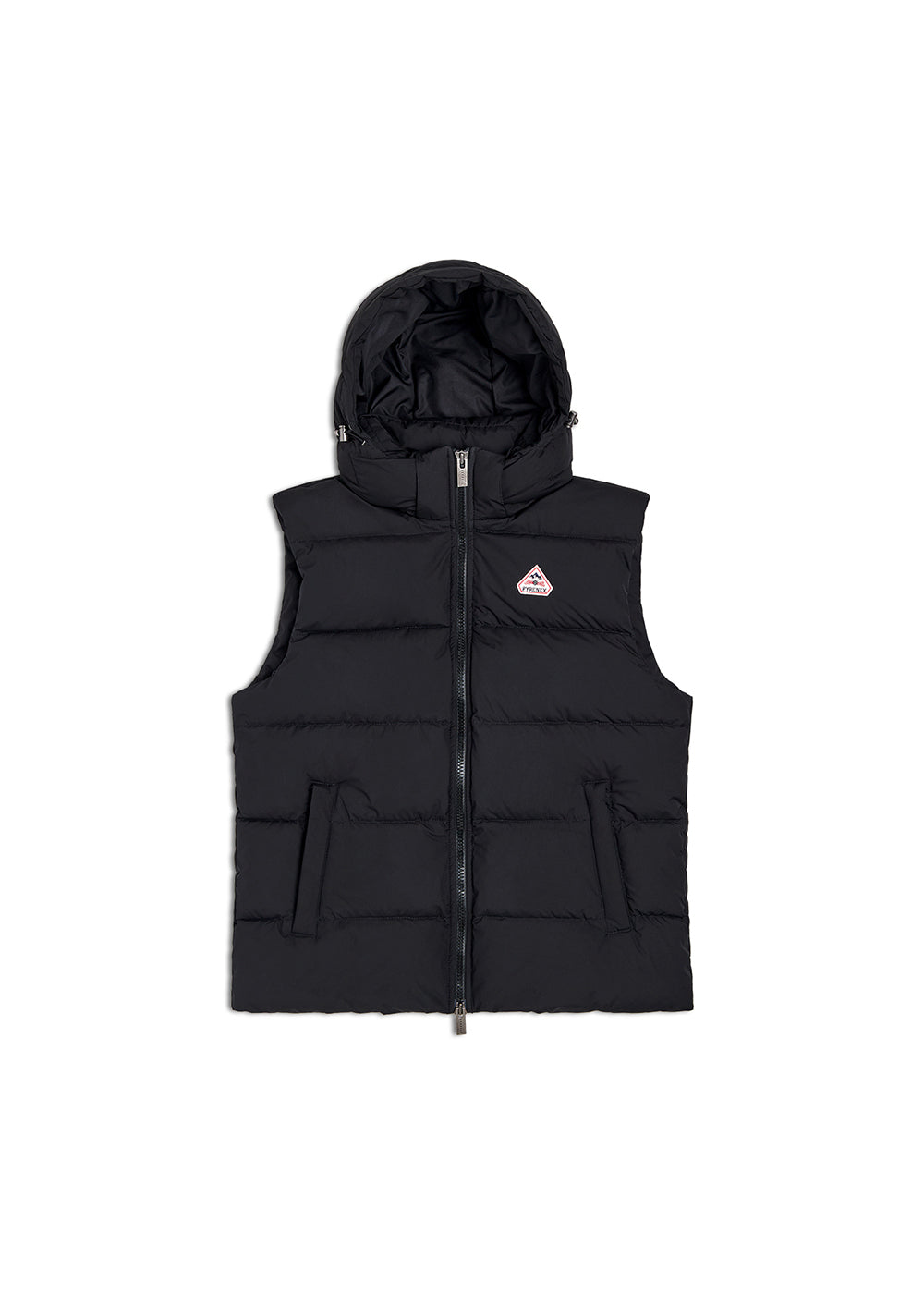 Pyrenex Spoutnic down vest with removable hood black-8