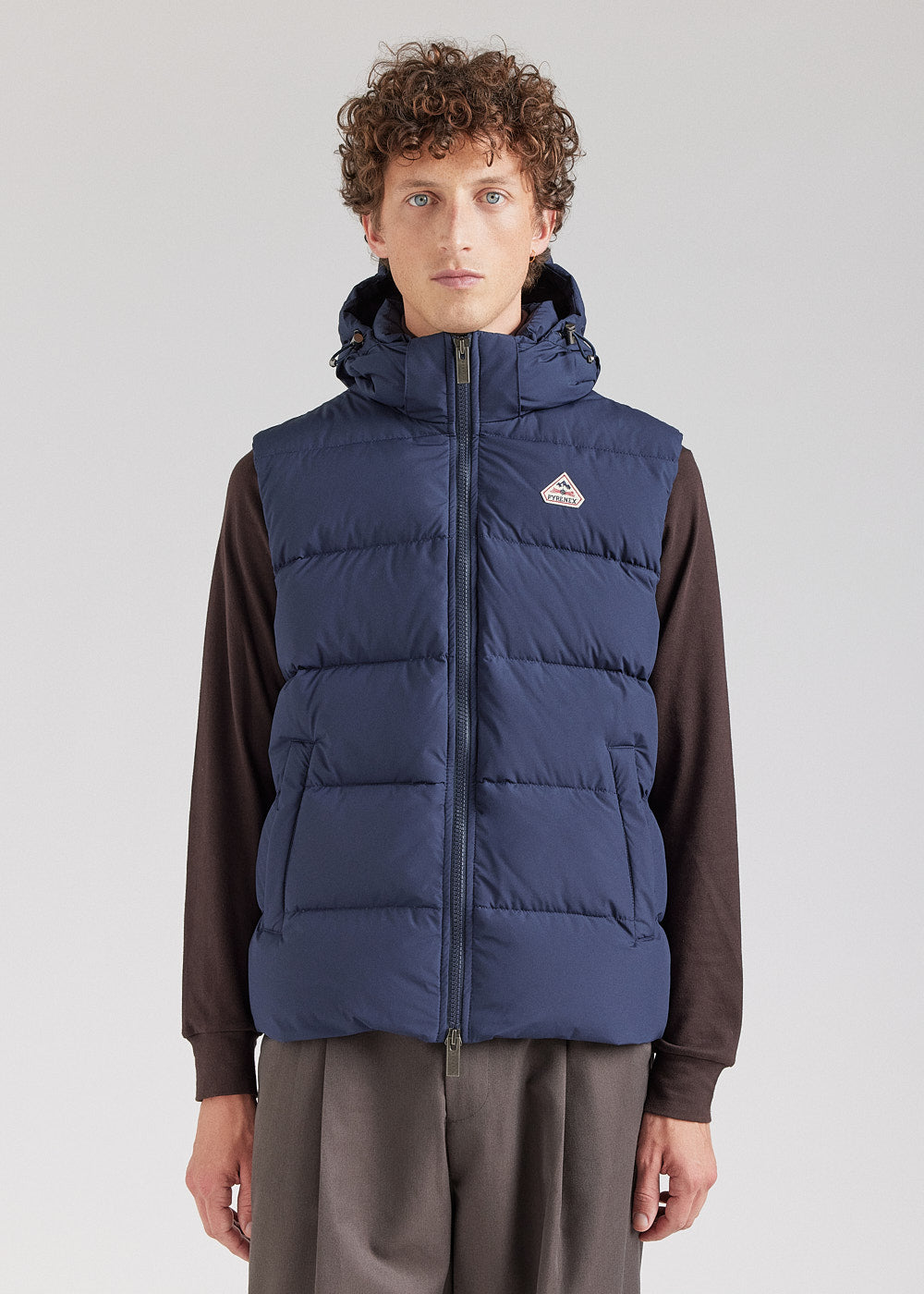 Pyrenex Spoutnic ärmellose Daunenjacke mit abnehmbarer Kapuze Amiral-1