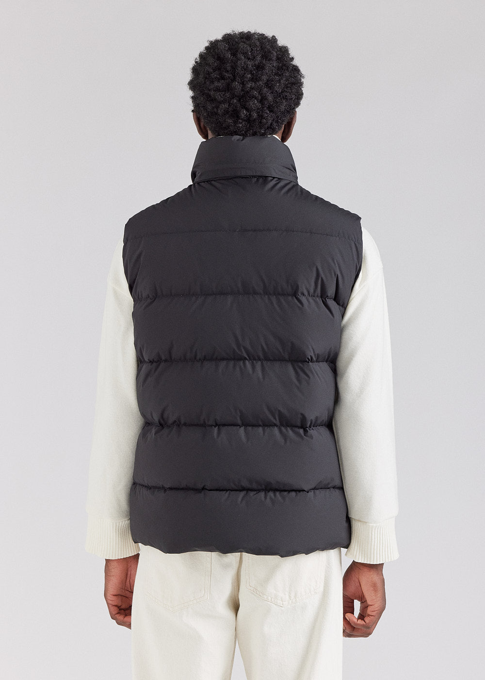 Pyrenex Spoutnic down vest with removable hood black-7