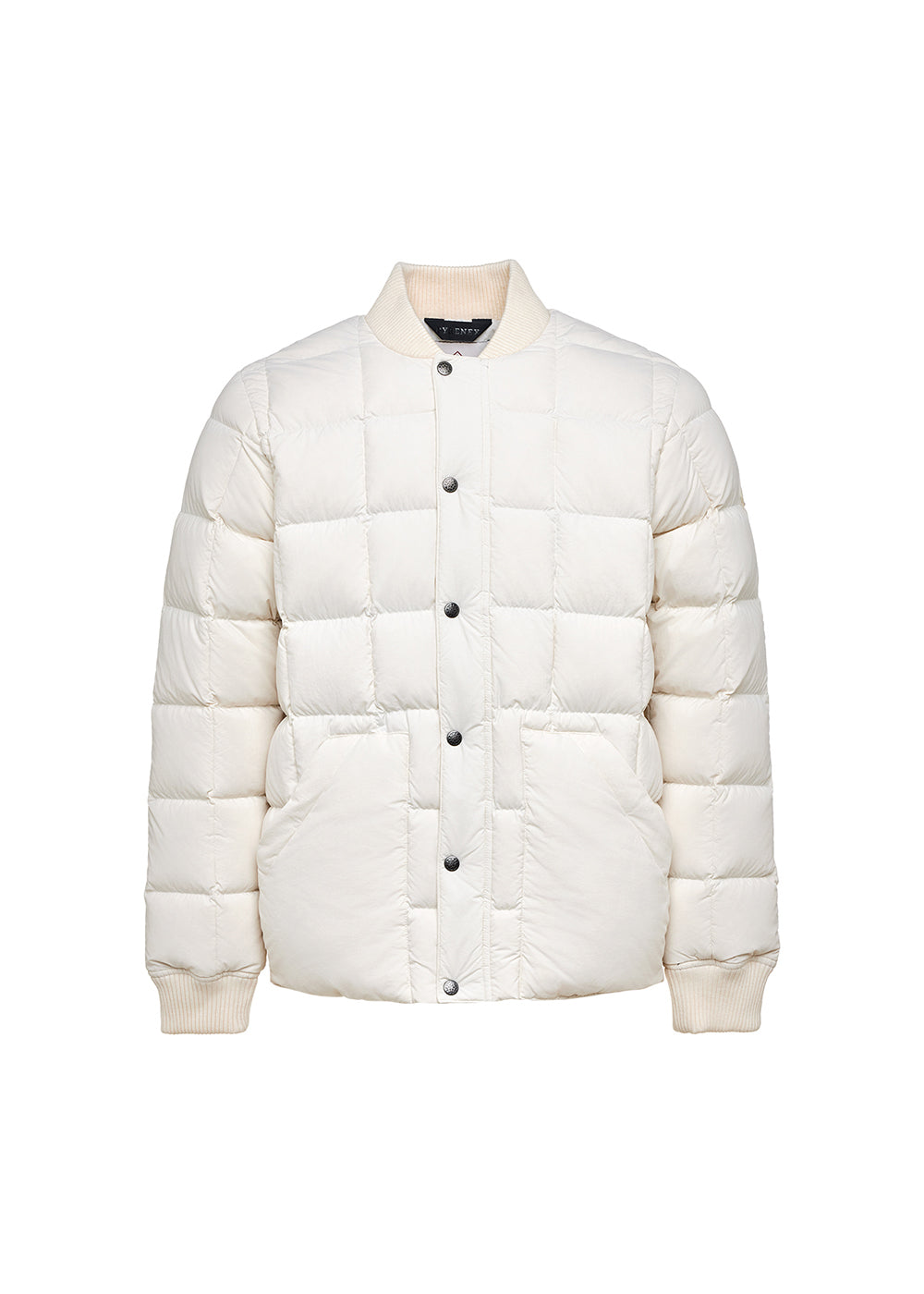 Veste doudoune homme Pyrenex Flight à piquage carré Chalk-5