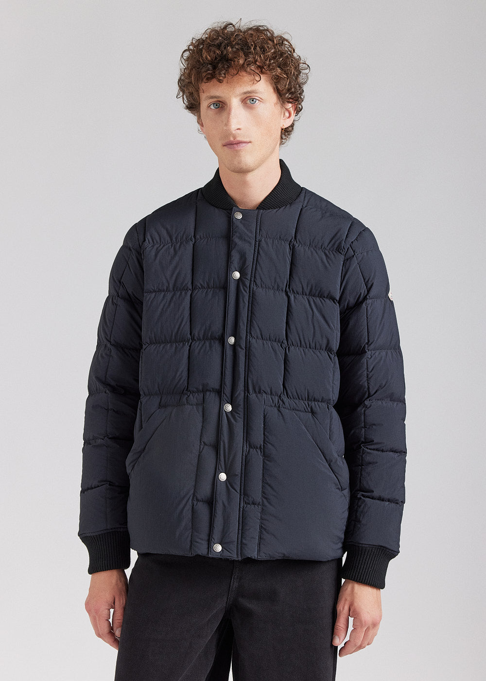 Veste doudoune homme Pyrenex Flight à piquage carré Black-1