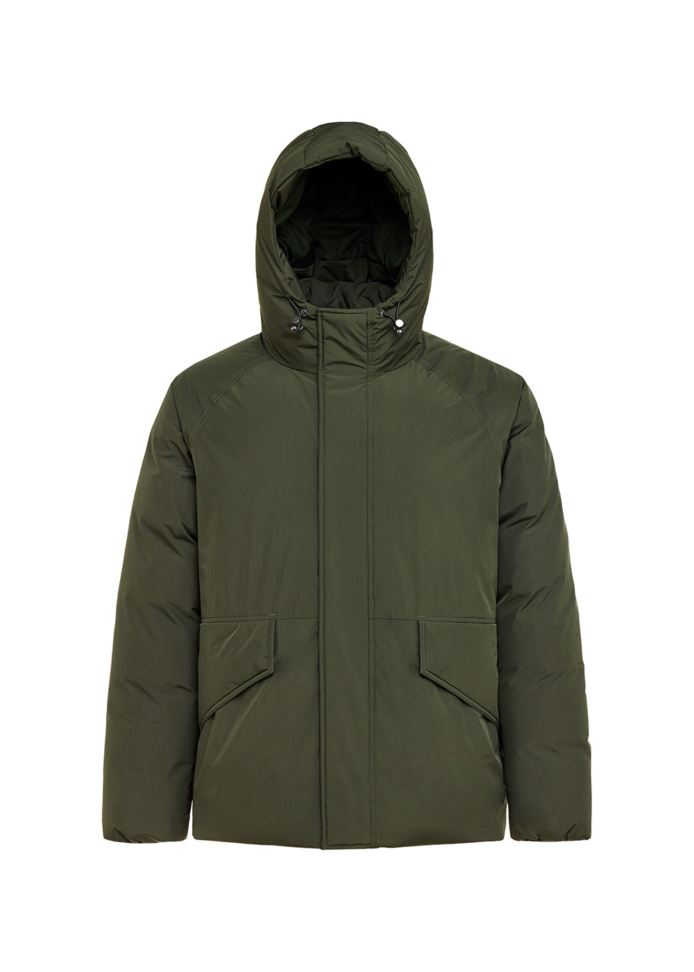 Pyrenex Covert Herren-Kurzparka aus Naturdaunen Deep Khaki-6