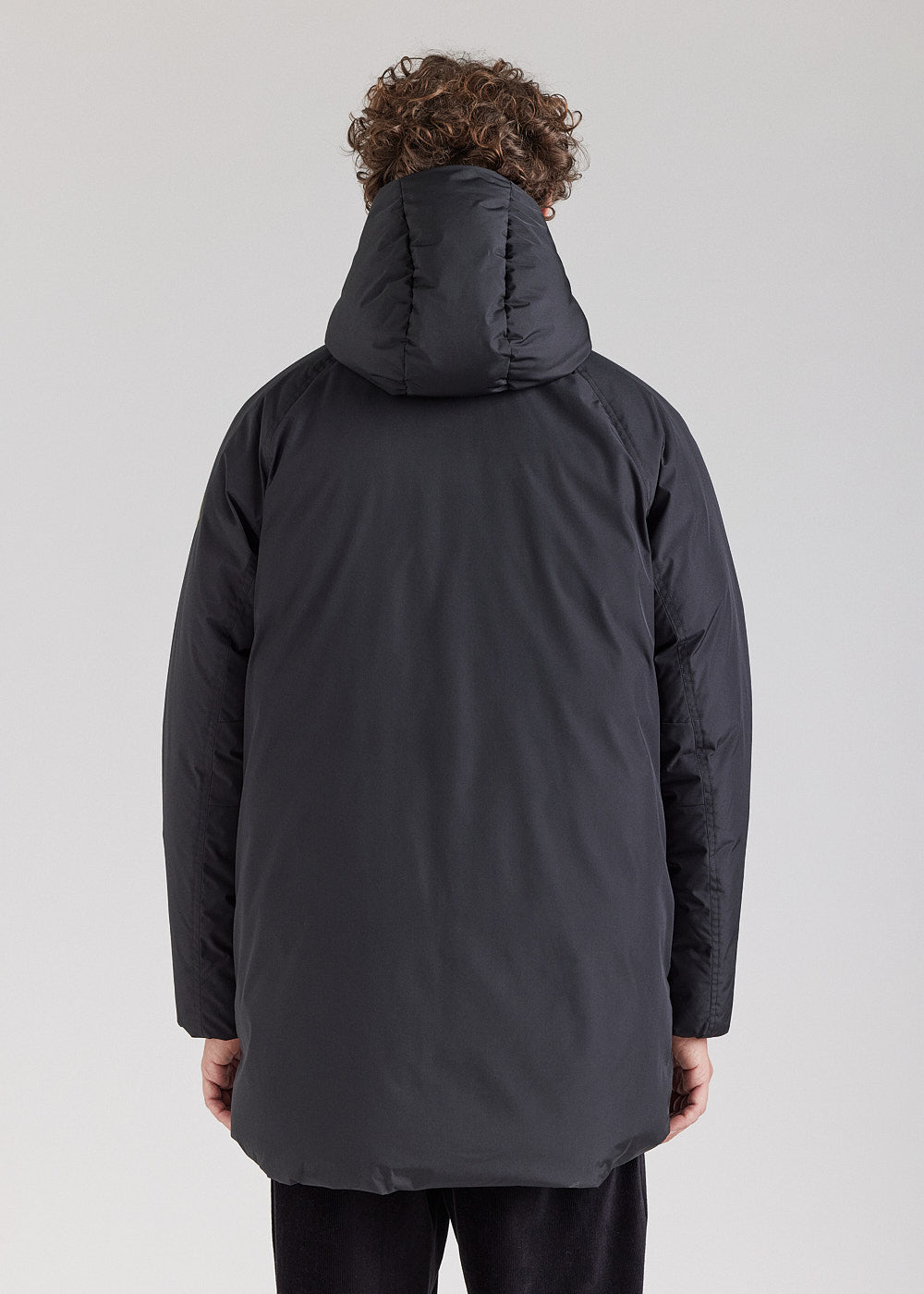 Men's Pyrenex Spark hooded warm down parka black