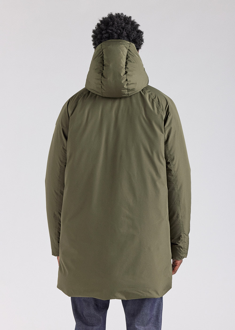 Parka à capuche homme Pyrenex Spark en duvet naturel Deep khaki-4