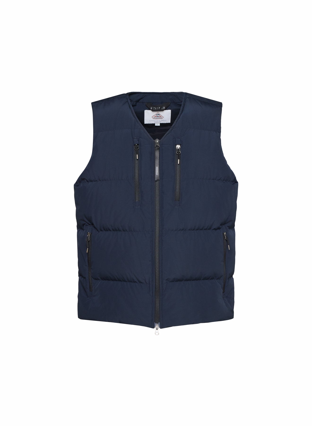 Leichte ärmellose Daunenjacke Herren Pyrenex Solace Dunkelblau