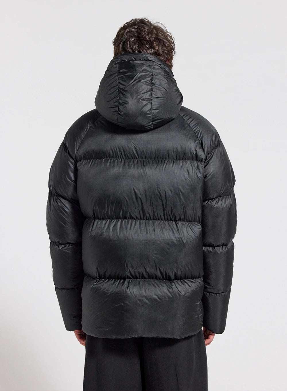 Doudoune hiver à capuche pour homme Pyrenex Helium noire-4