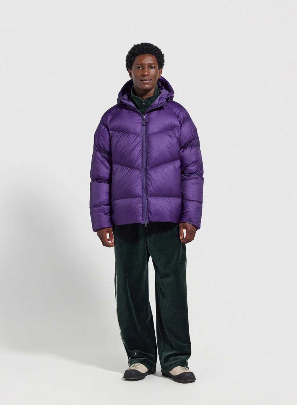 Doudoune chaude et légère pour homme Pyrenex Helium violette
