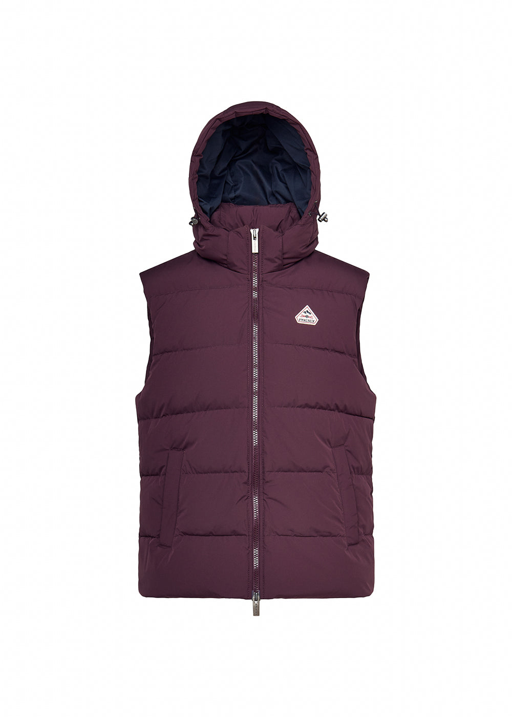 Spoutnic men's sleeveless down jacket with removable hood | Pyrenex EN