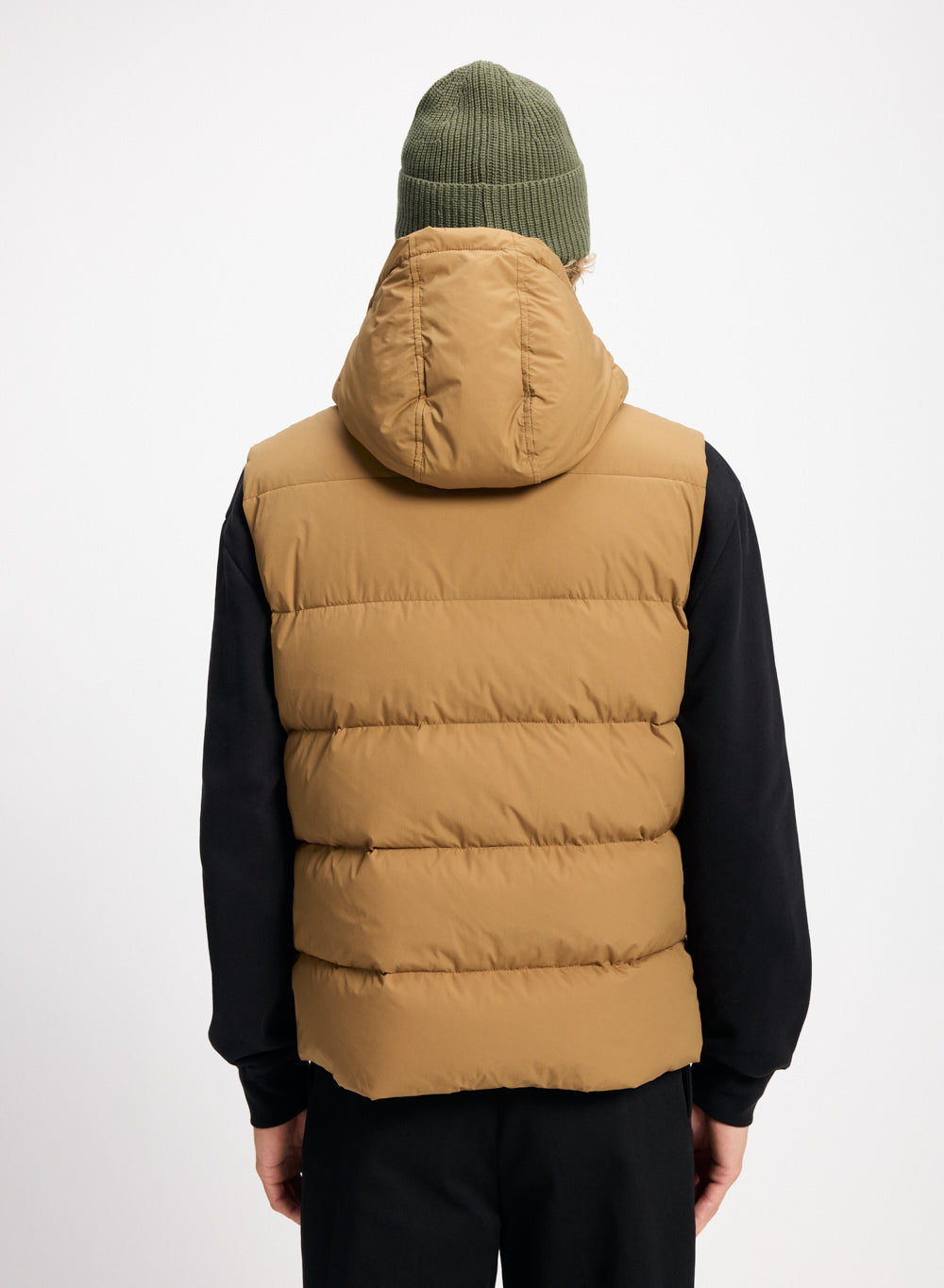 Doudoune sans-manche Pyrenex Spoutnic à capuche amovible cuivre-4