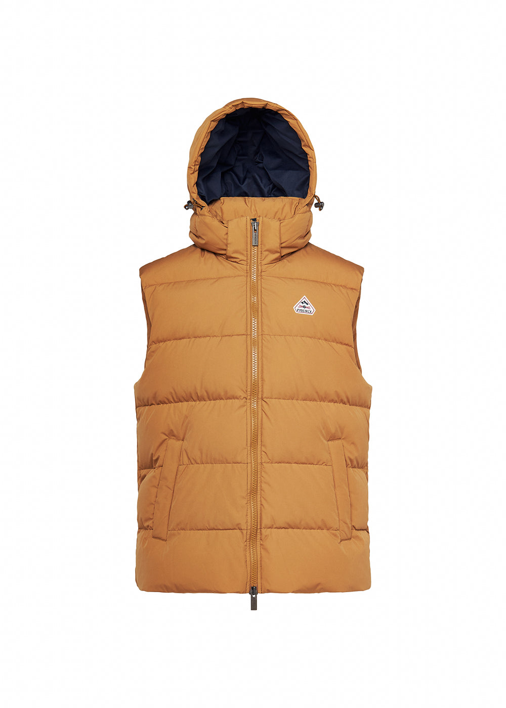 Doudoune sans-manche Pyrenex Spoutnic à capuche amovible cuivre-5