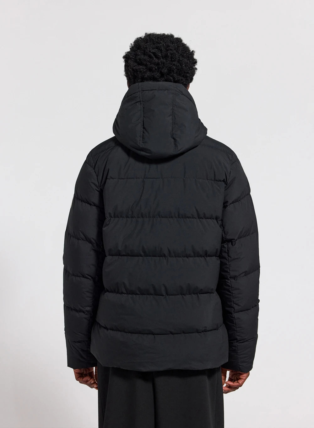 Daunenjacke mit abnehmbarer Kapuze Pyrenex Spoutnic in Schwarz
