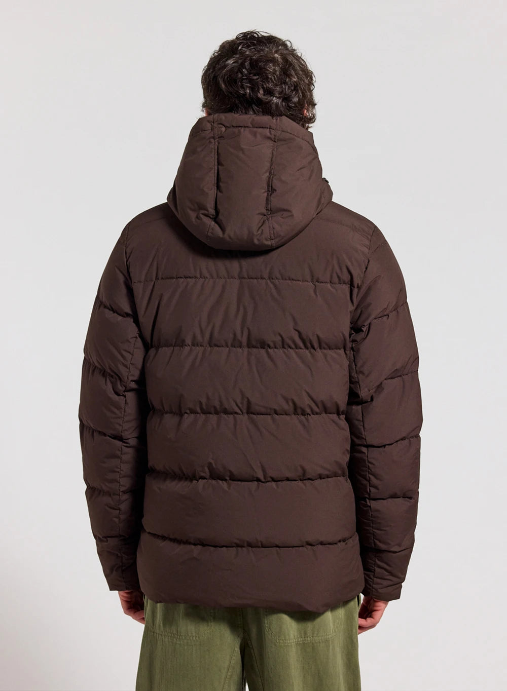 Daunenjacke mit abnehmbarer Kapuze Pyrenex Spoutnic dunkelbraun-5