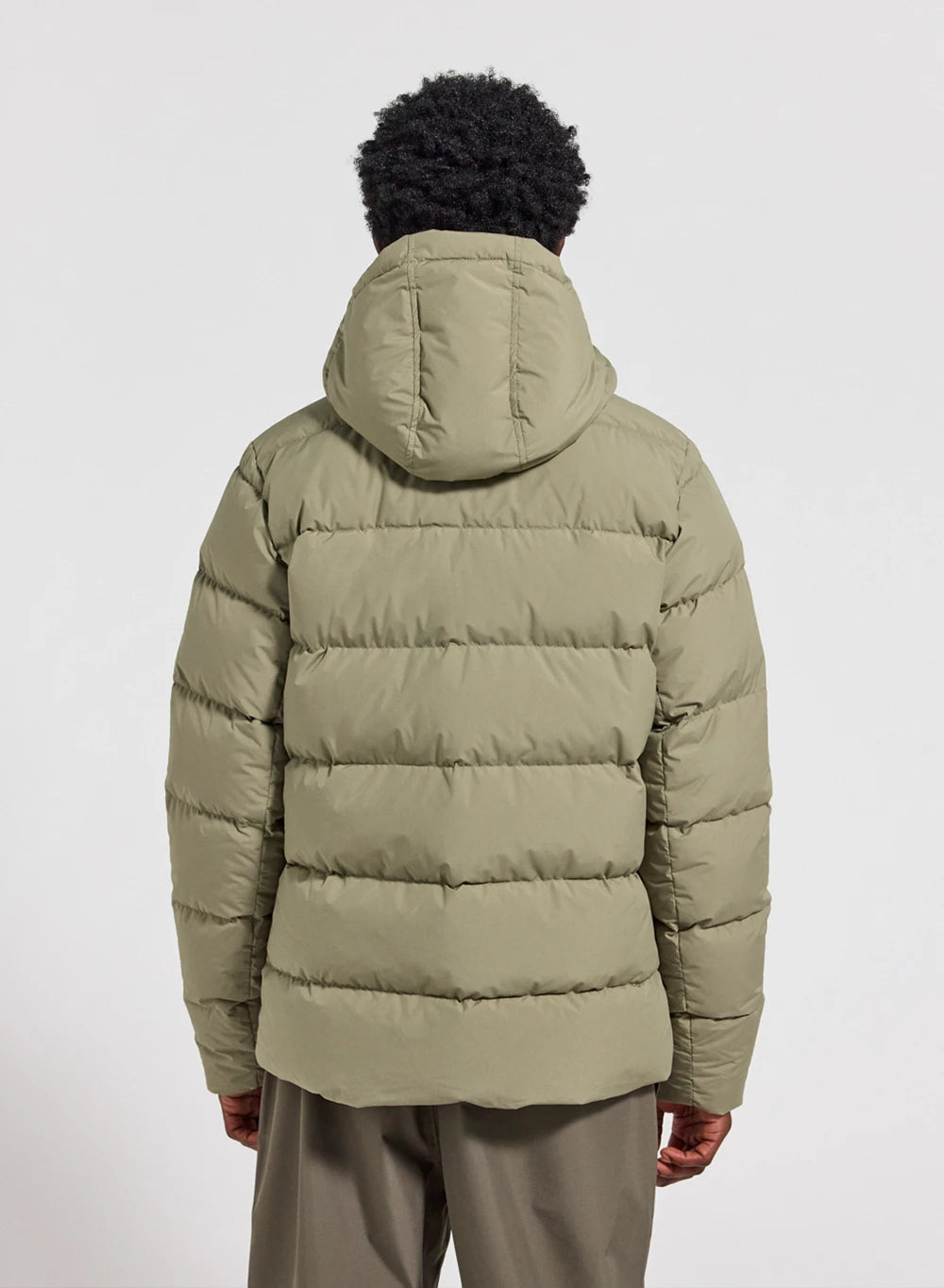 Daunenjacke mit abnehmbarer Kapuze Pyrenex Spoutnic Hellkhaki-4