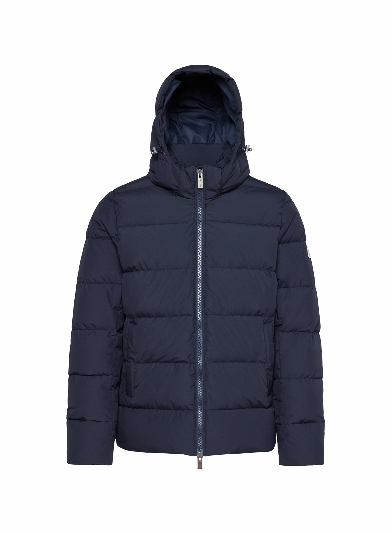 Doudoune à capuche amovible Pyrenex Spoutnic bleu foncé-6
