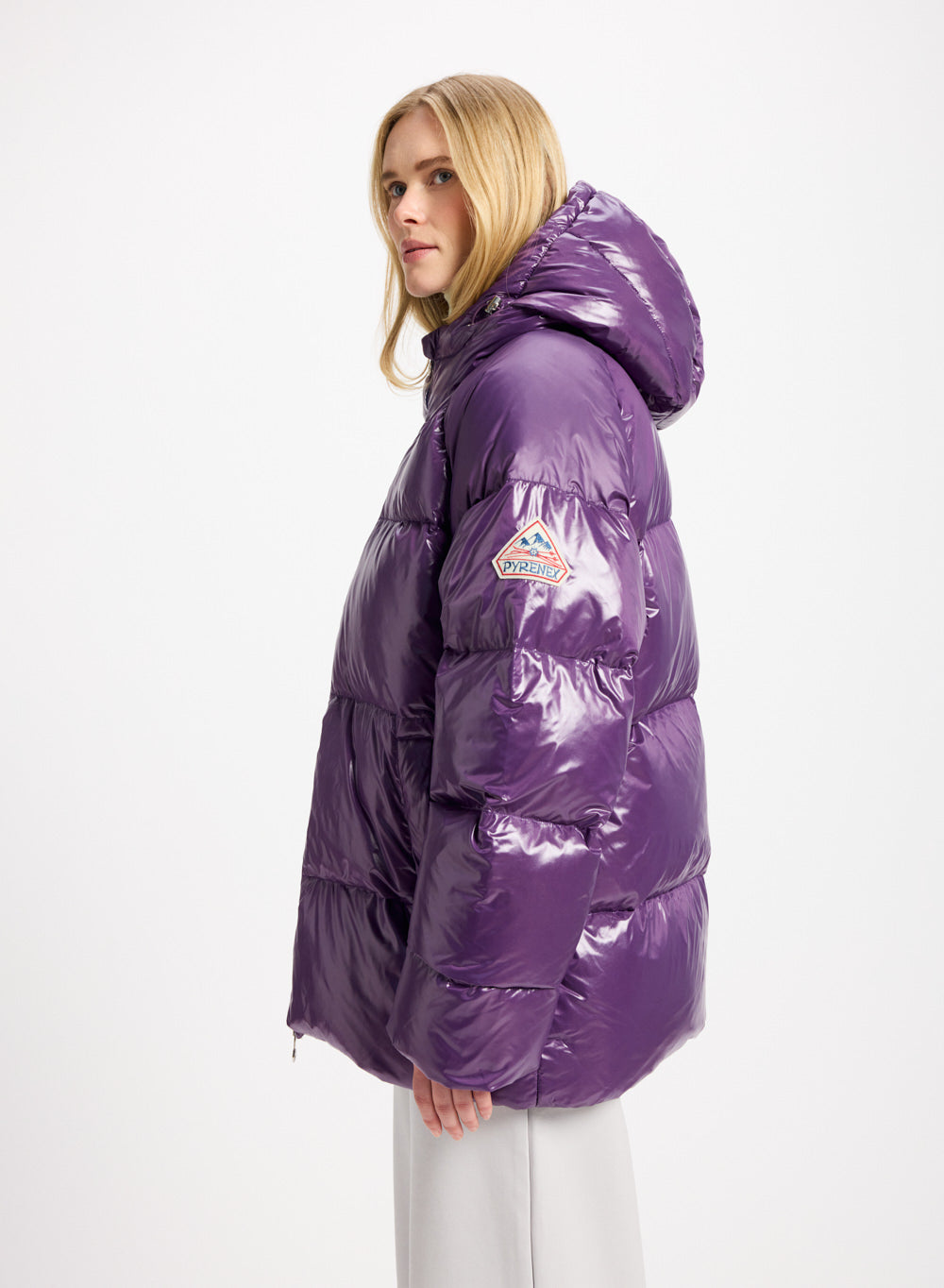 Doudoune femme à capuche Pyrenex Sten violette