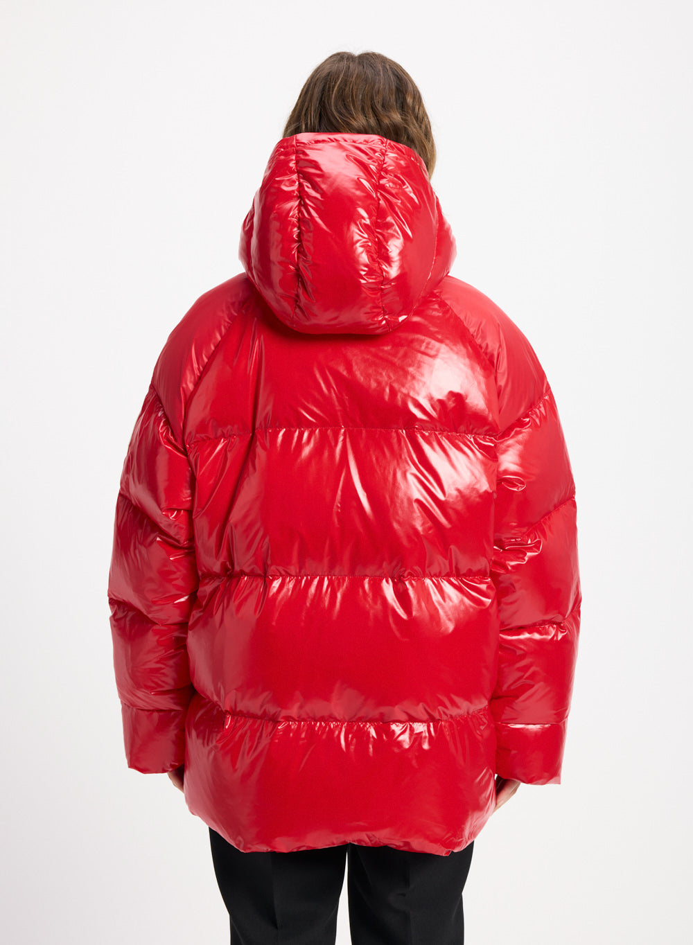 Doudoune femme à capuche Pyrenex Sten rouge