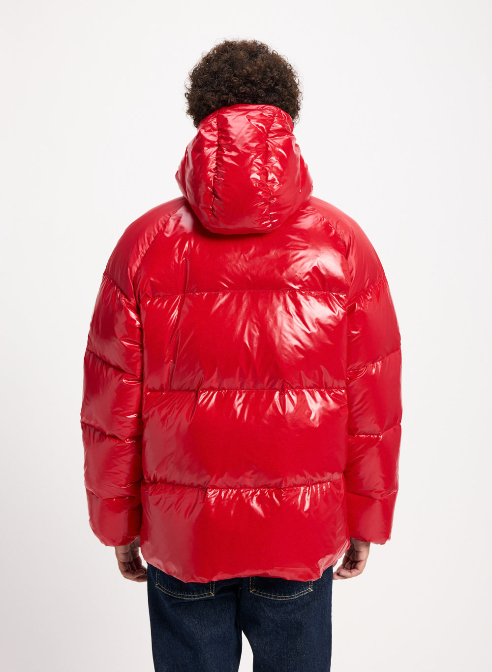 Doudoune unisexe à capuche Pyrenex Sten rouge-8