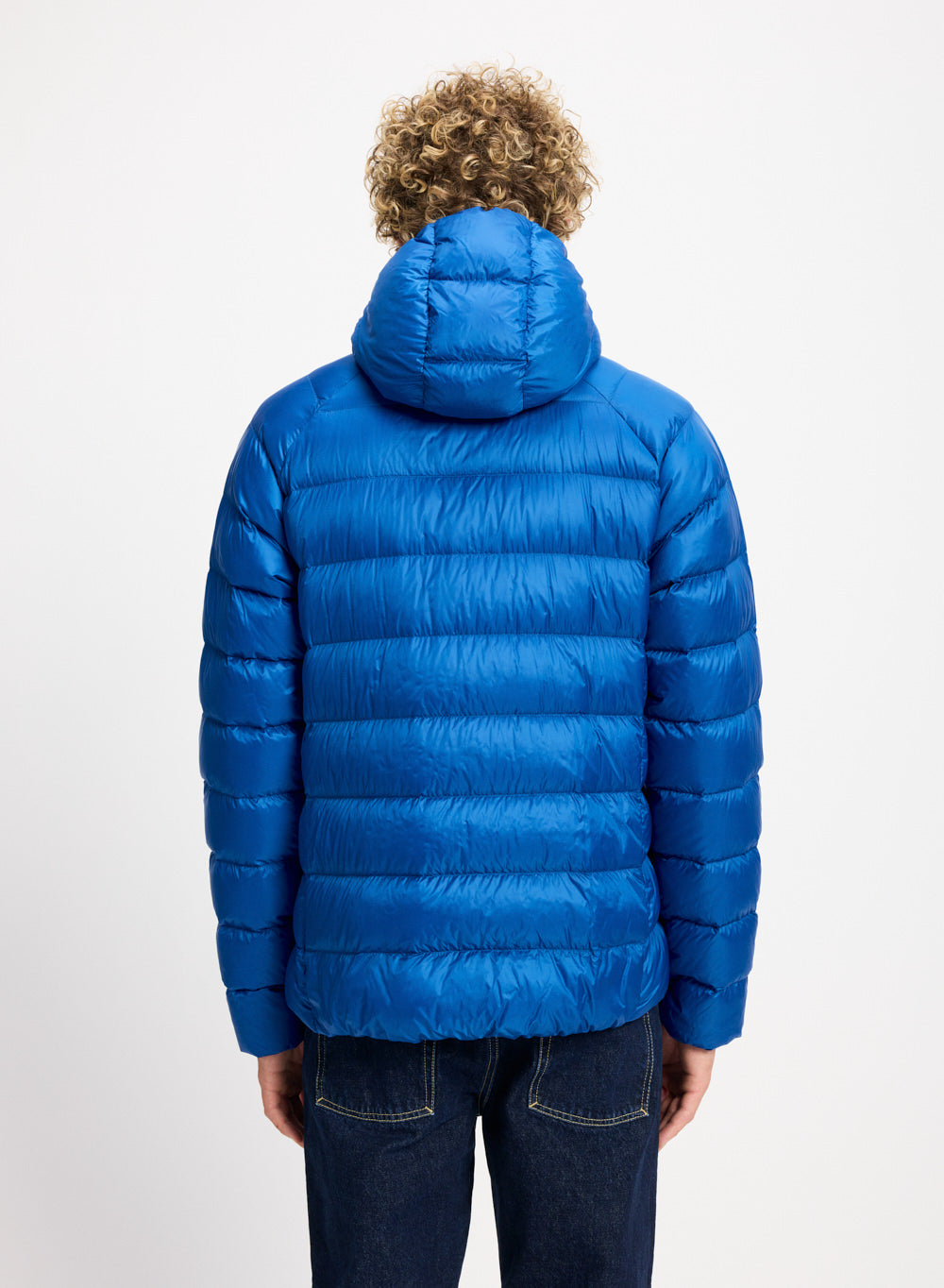 Doudoune à capuche homme Pyrenex bleue