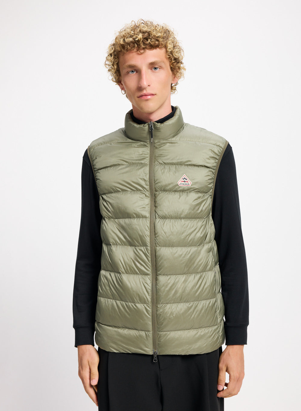 Pyrenex Arial Herren ärmellose Daunenjacke khaki
-1