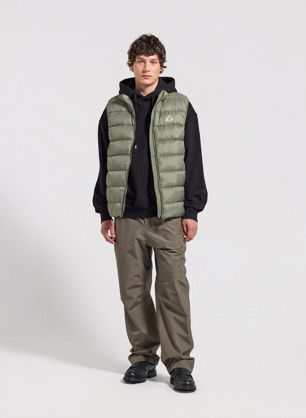 Pyrenex Arial khaki Men's Sleeveless Down Jacket-2
