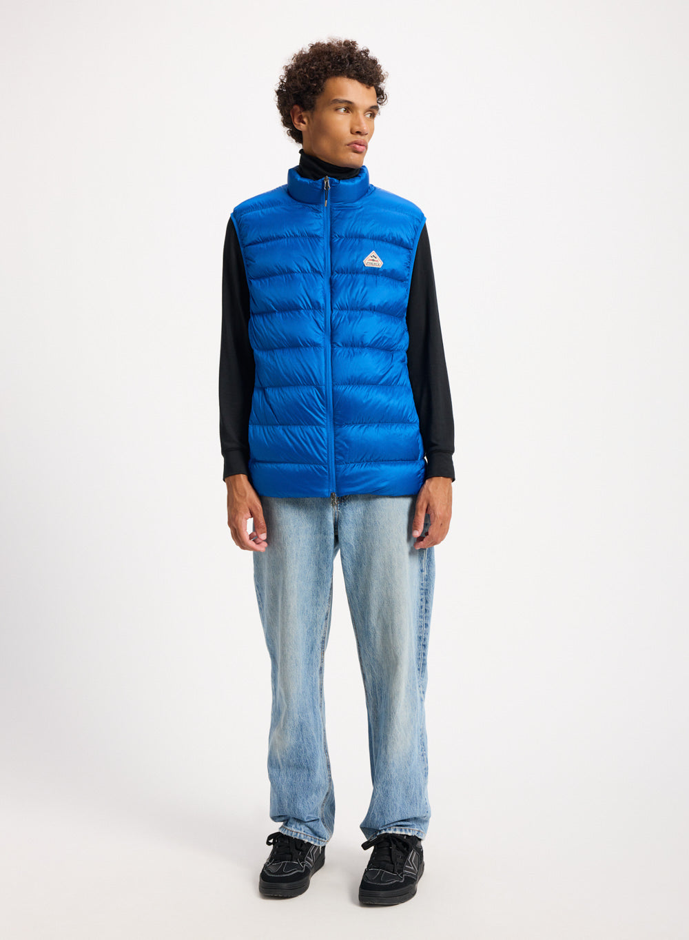 Pyrenex Arial Herren ärmellose Daunenjacke Blau-2