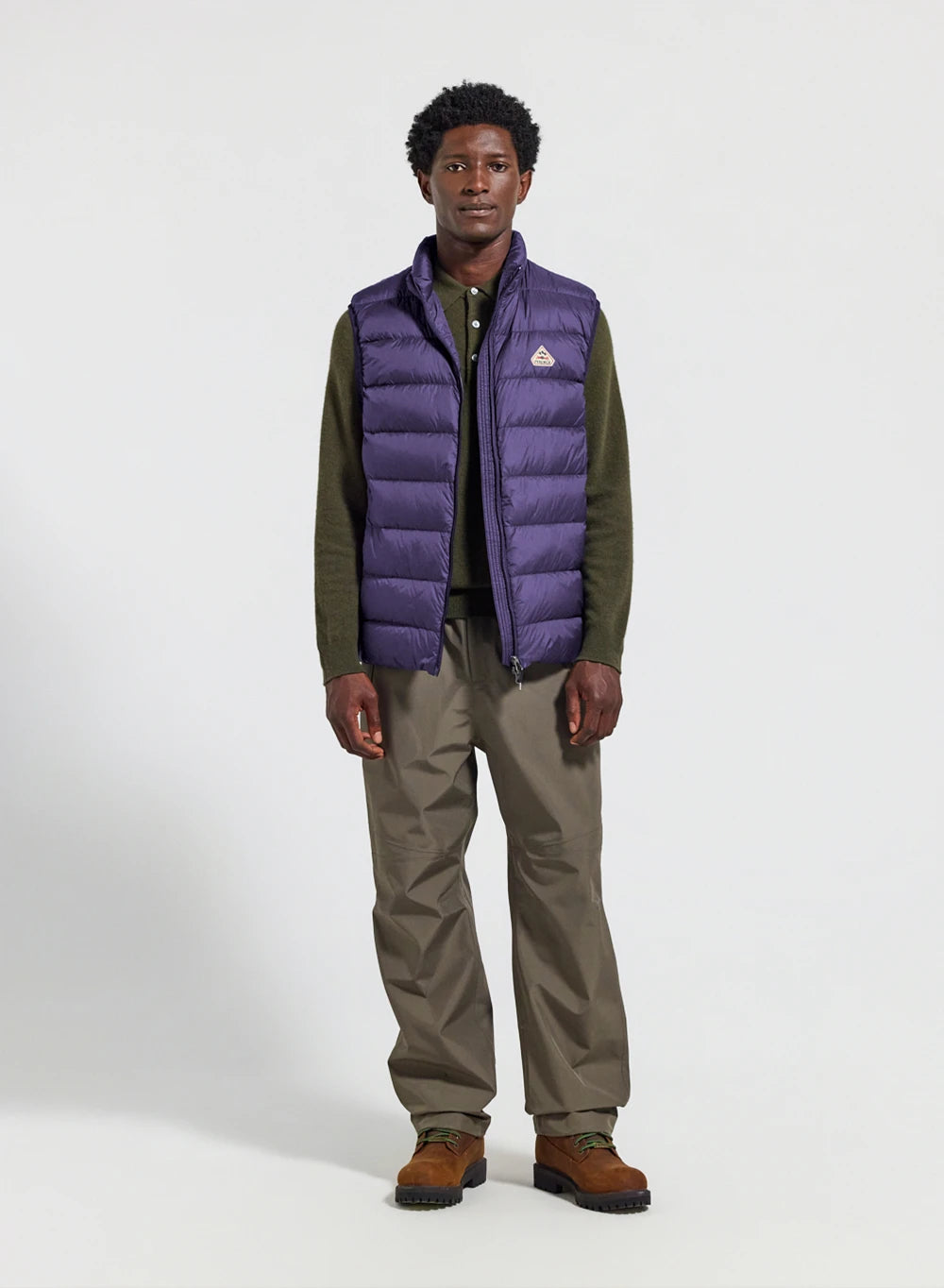 Ärmellose Herren-Daunenjacke Pyrenex Arial Violett-2