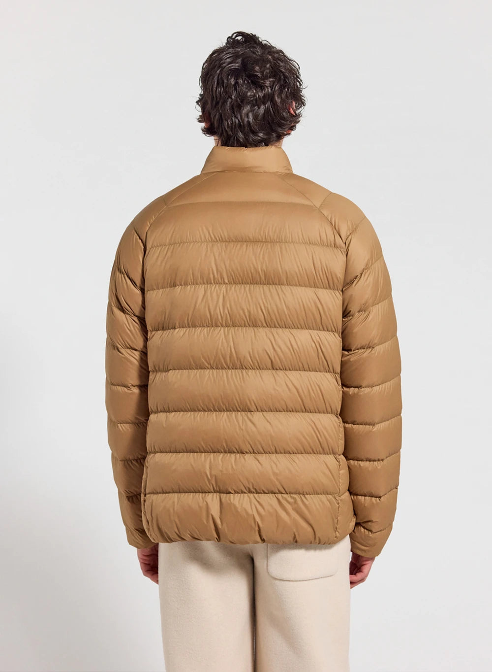 Leichte Herren-Daunenjacke Pyrenex Arial SC Hellbraun