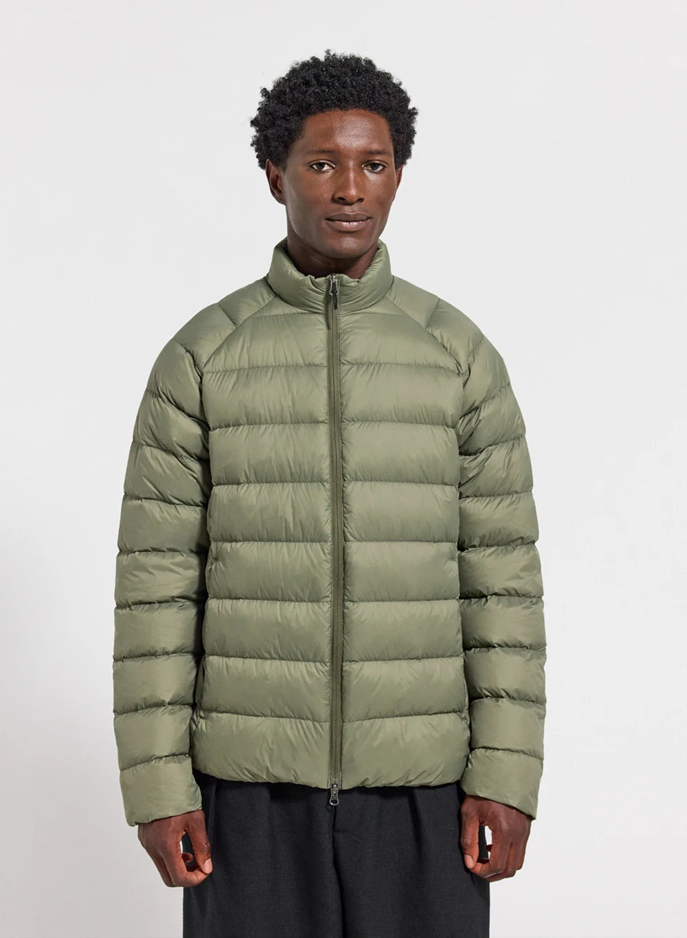Men's Pyrenex Arial light packable down jacket khaki-1