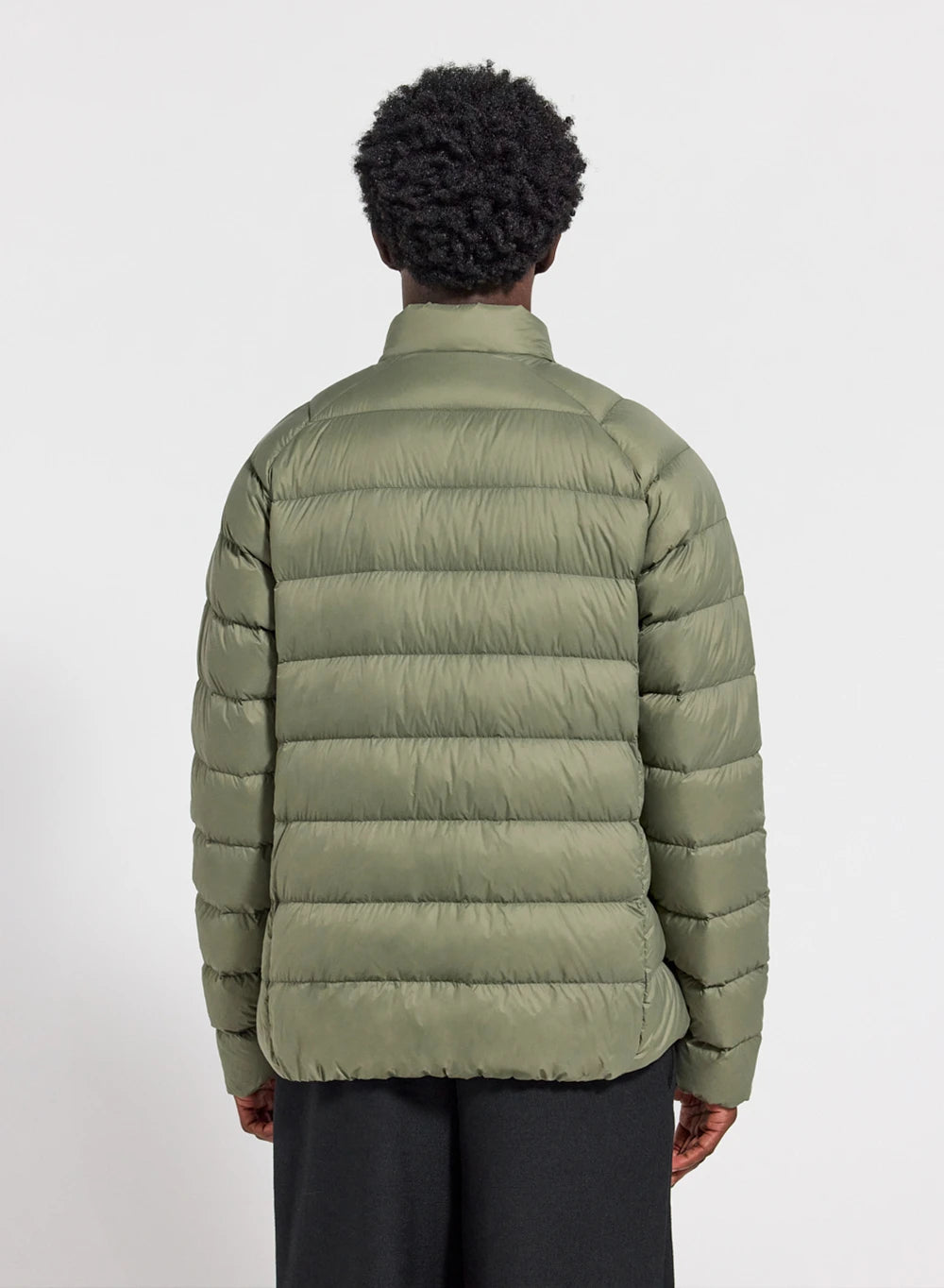 Men's Pyrenex Arial light packable down jacket khaki-4
