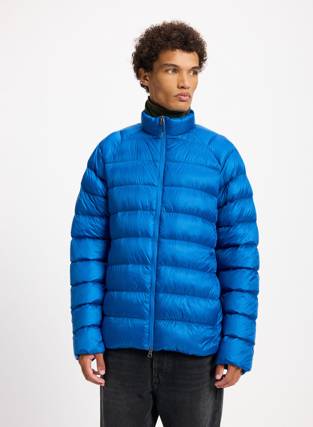 Men's Pyrenex Arial lightweight packable down jacket blue-1