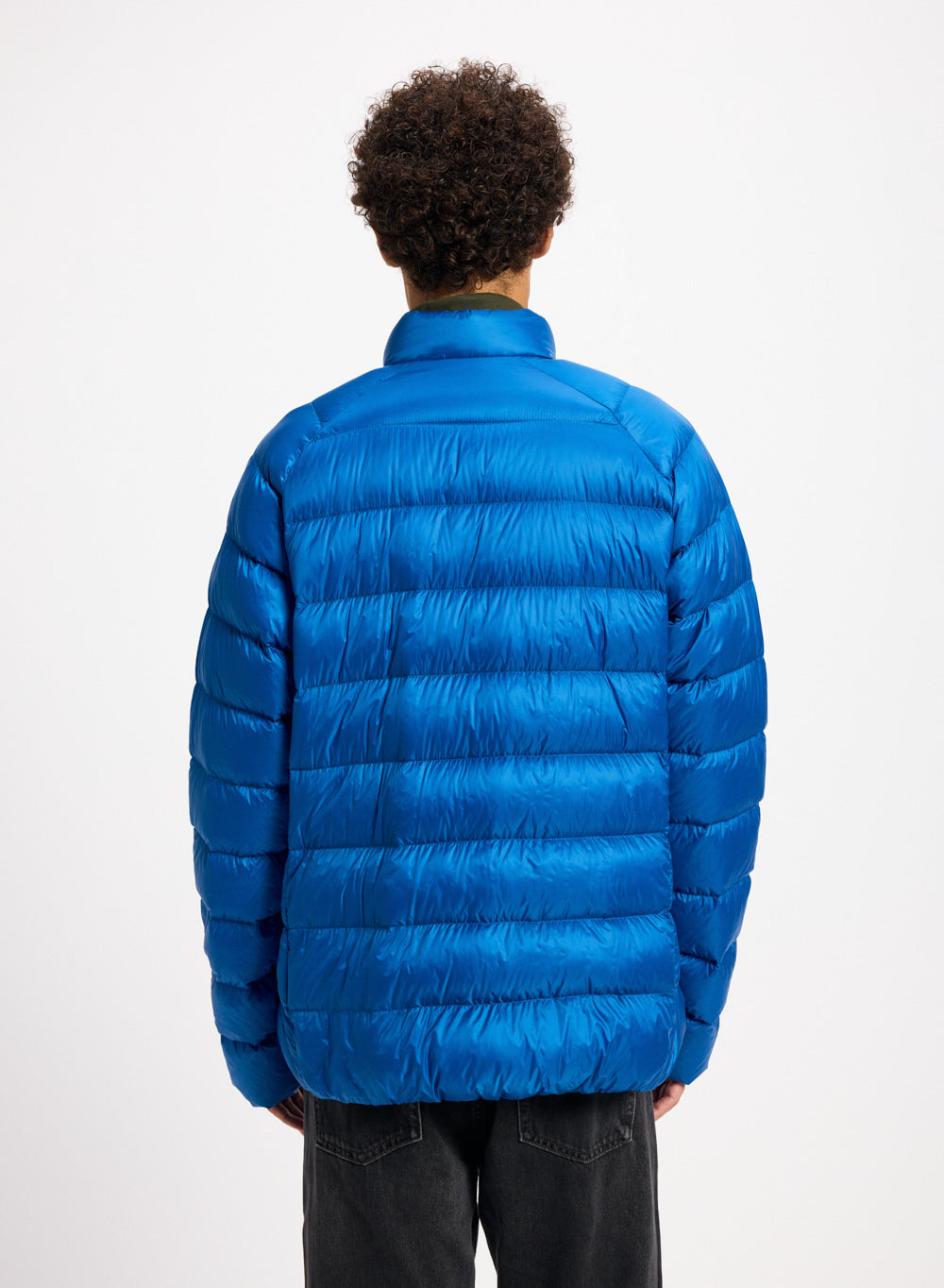 Men's Pyrenex Arial lightweight packable down jacket blue-4