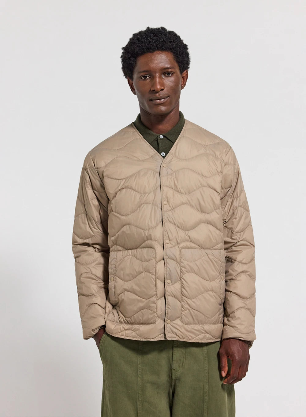 Ultraleichte Herren-Daunenjacke Pyrenex Handy hellbeige