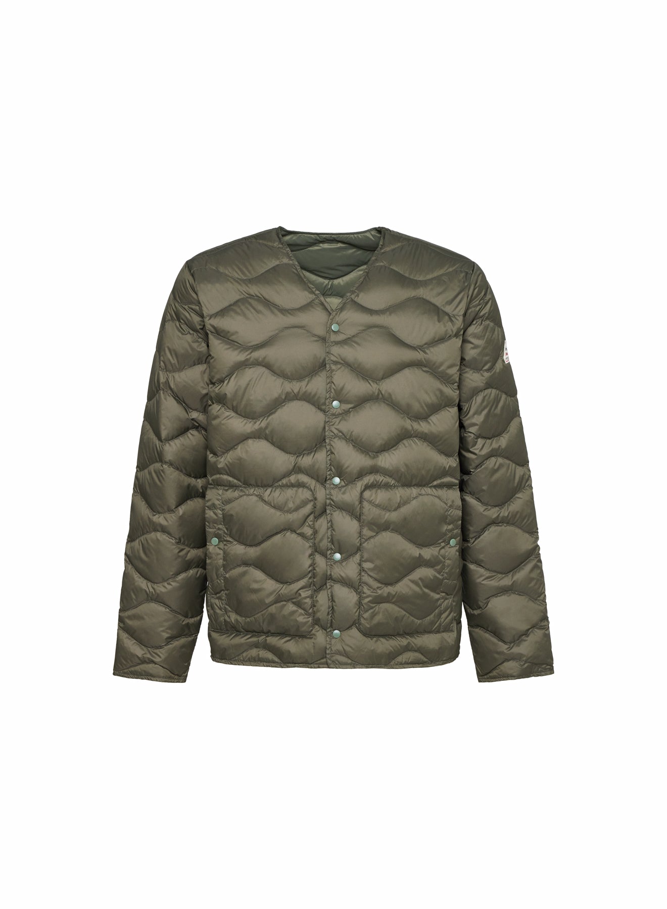 Extraleichte Herren-Daunenjacke Pyrenex Handy khakigrün-5
