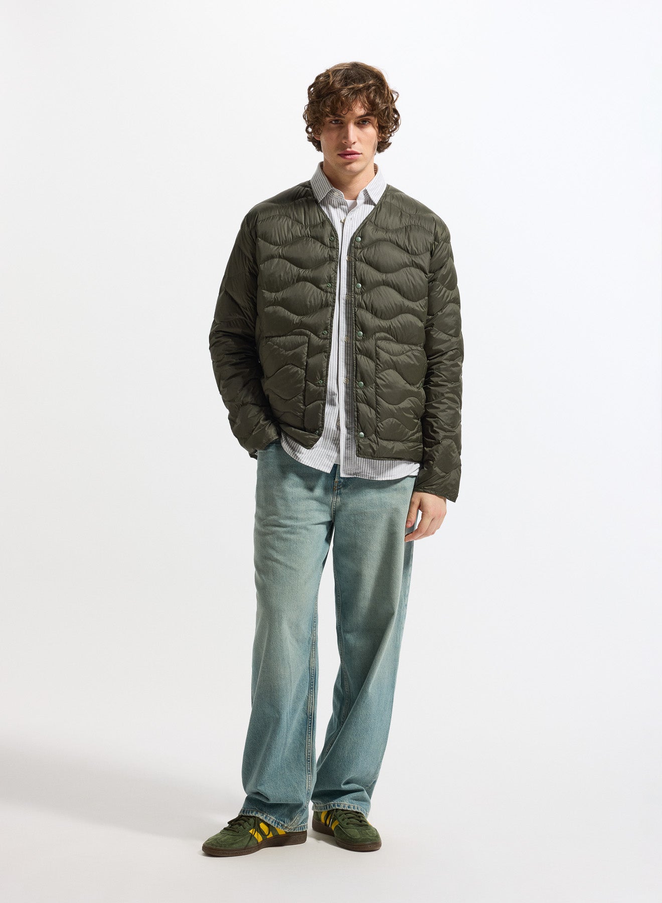 Doudoune extra-légère homme Pyrenex Handy verte kaki-2