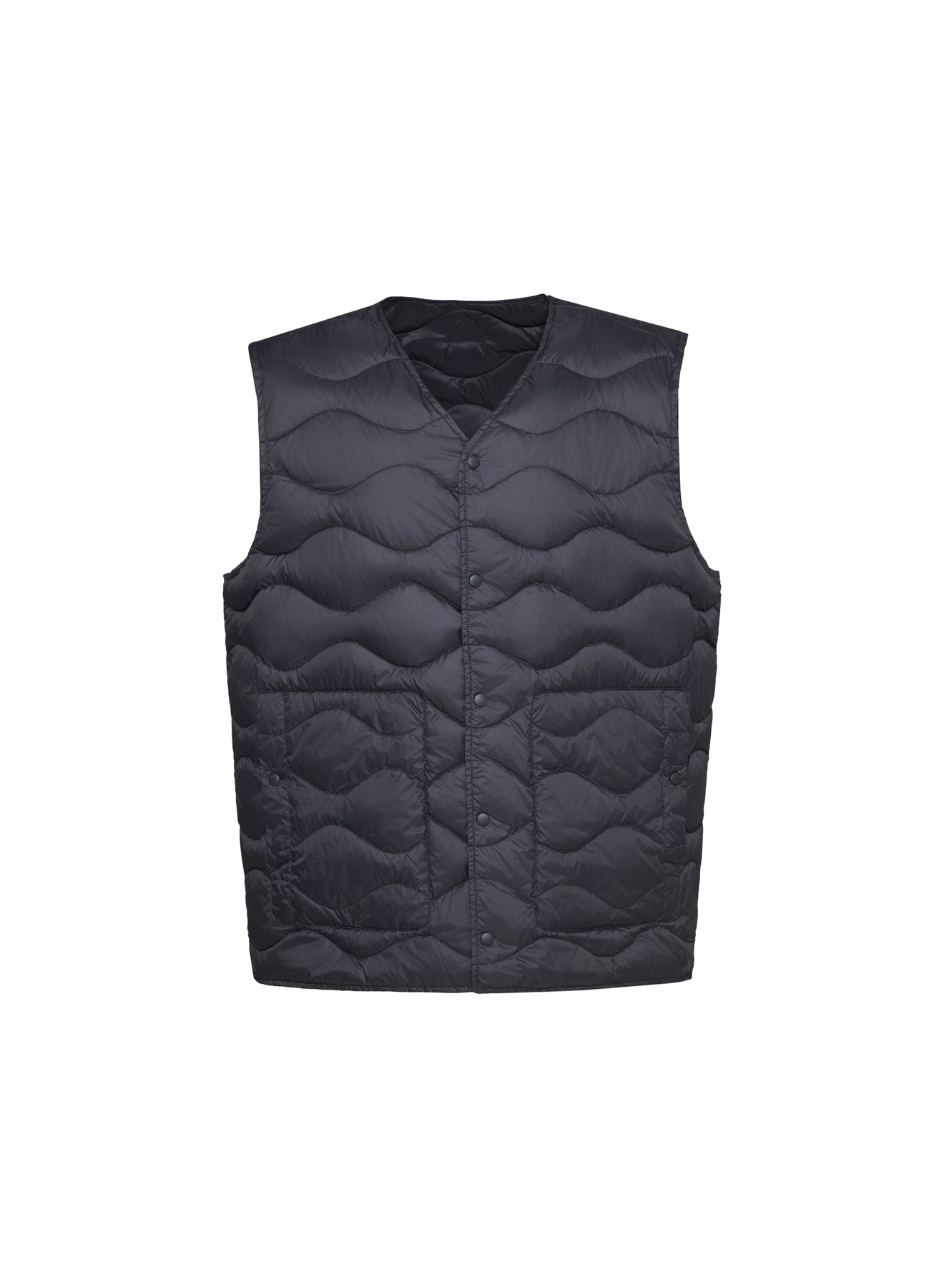 Ultraleichte ärmellose Herren-Daunenjacke Pyrenex Handy Vest Schwarz-4