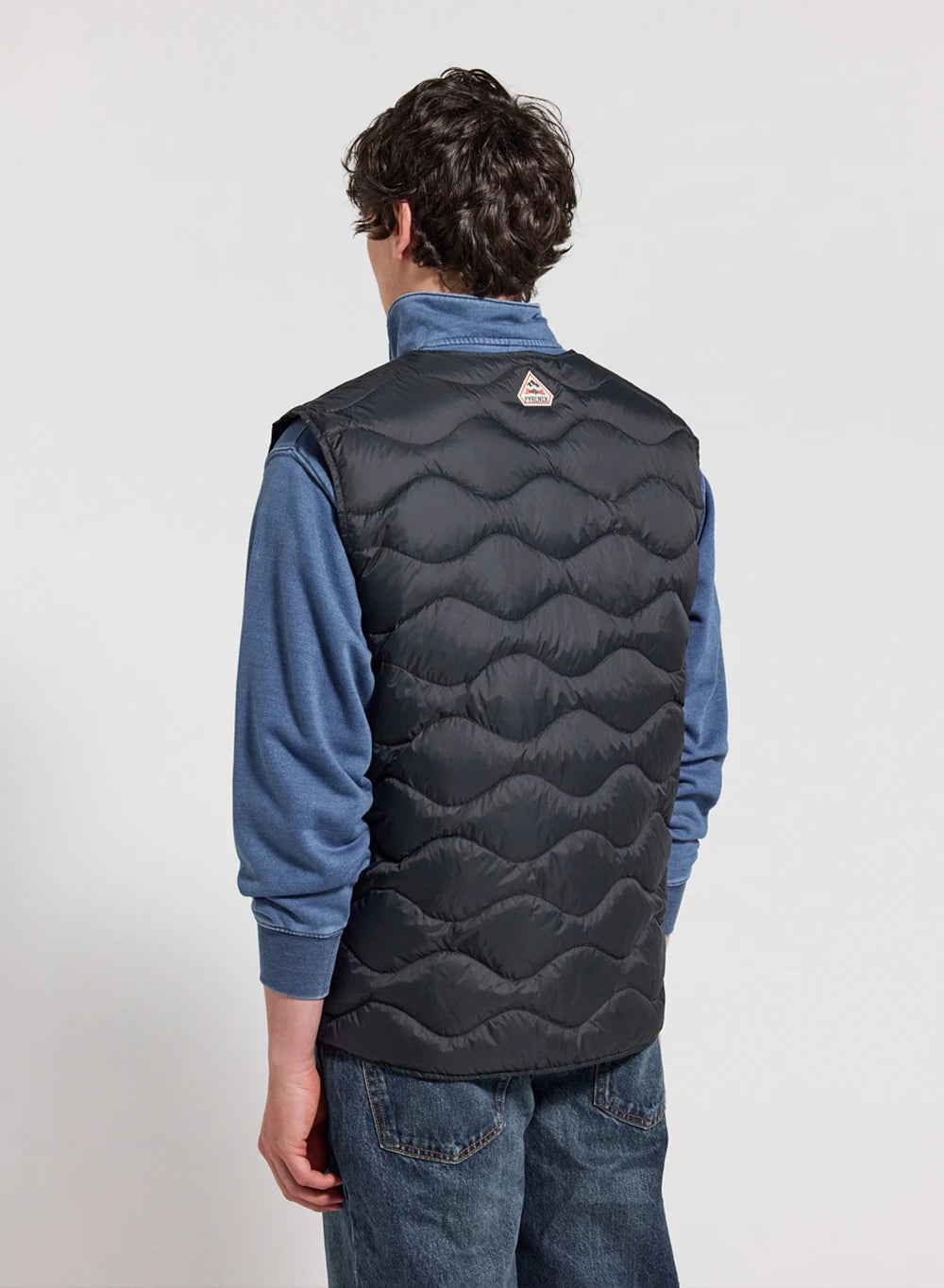 Ultraleichte Daunenweste ohne Ärmel für Herren Pyrenex Handy Vest schwarz