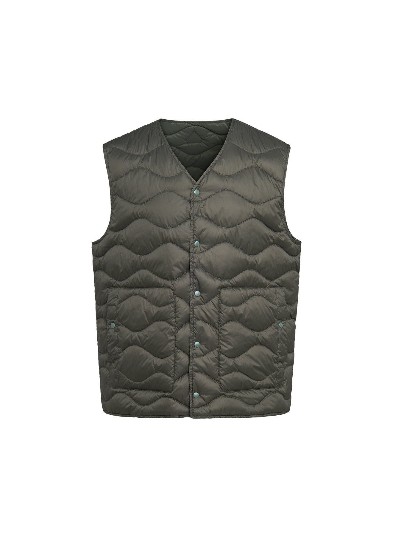 Doudoune ultra-légère homme sans manches Pyrenex Handy Vest verte kaki-6