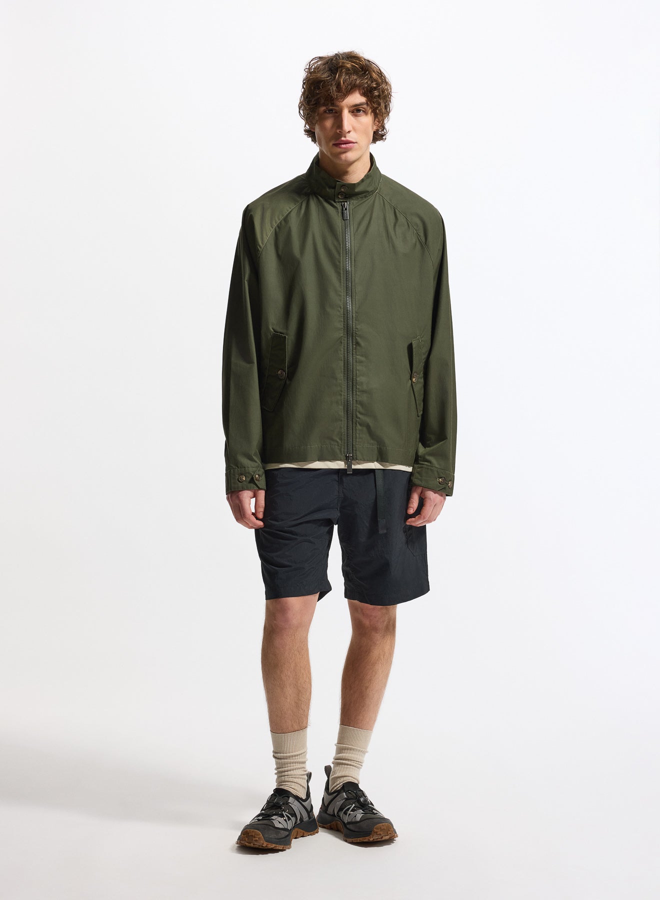 Veste de mi-saison pour homme Pyrenex League vert kaki-3