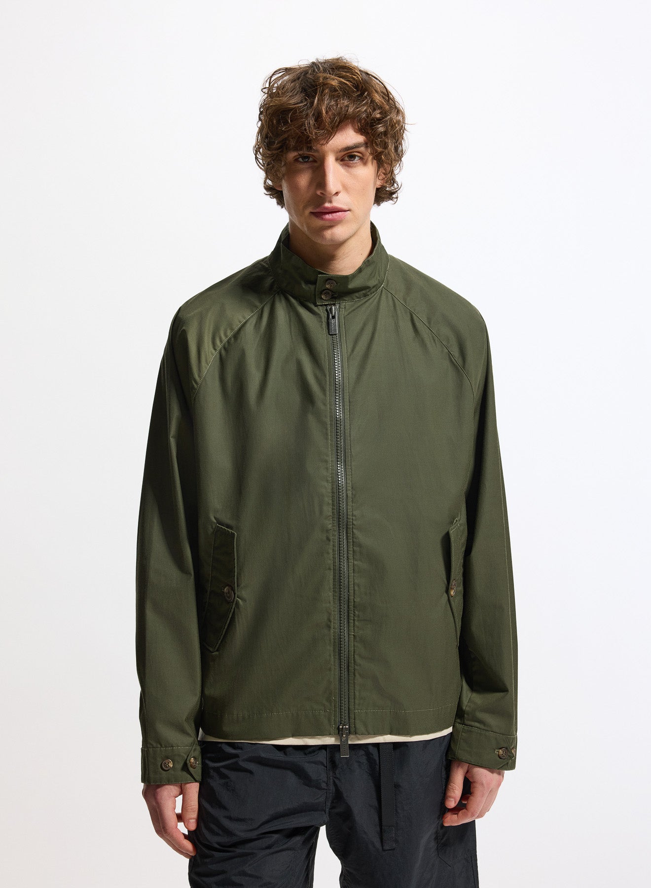 Veste de mi-saison pour homme Pyrenex League vert kaki