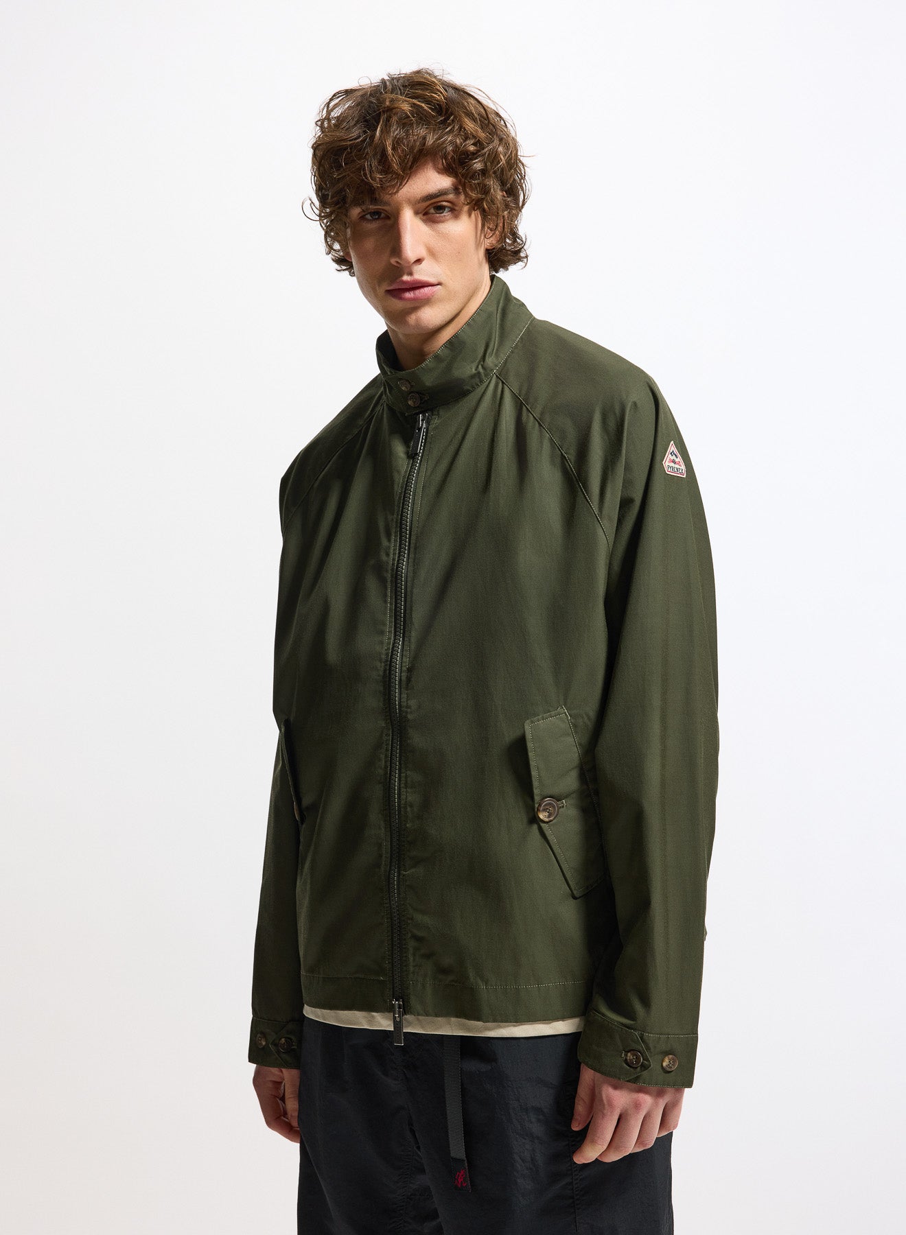 Veste de mi-saison pour homme Pyrenex League vert kaki