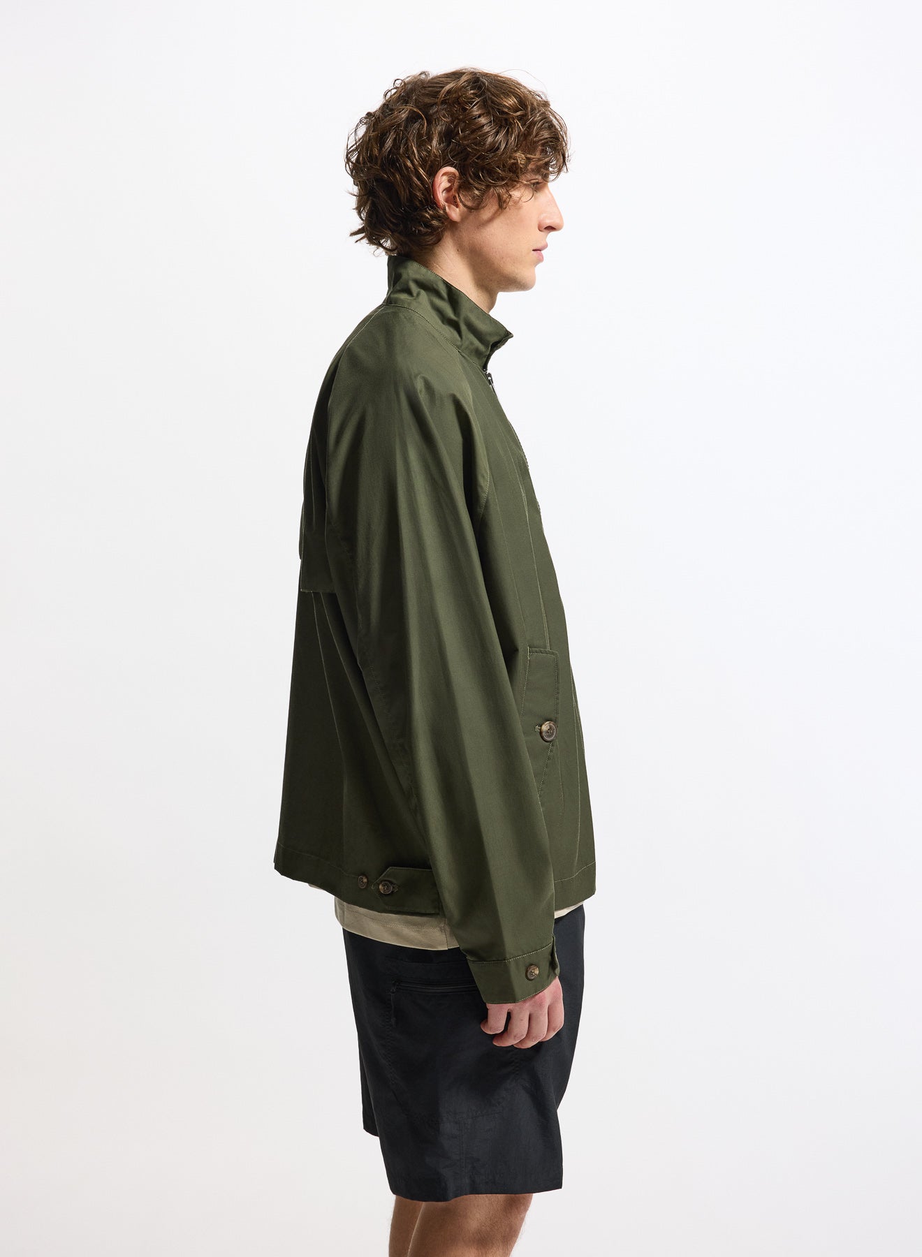 Veste de mi-saison pour homme Pyrenex League vert kaki