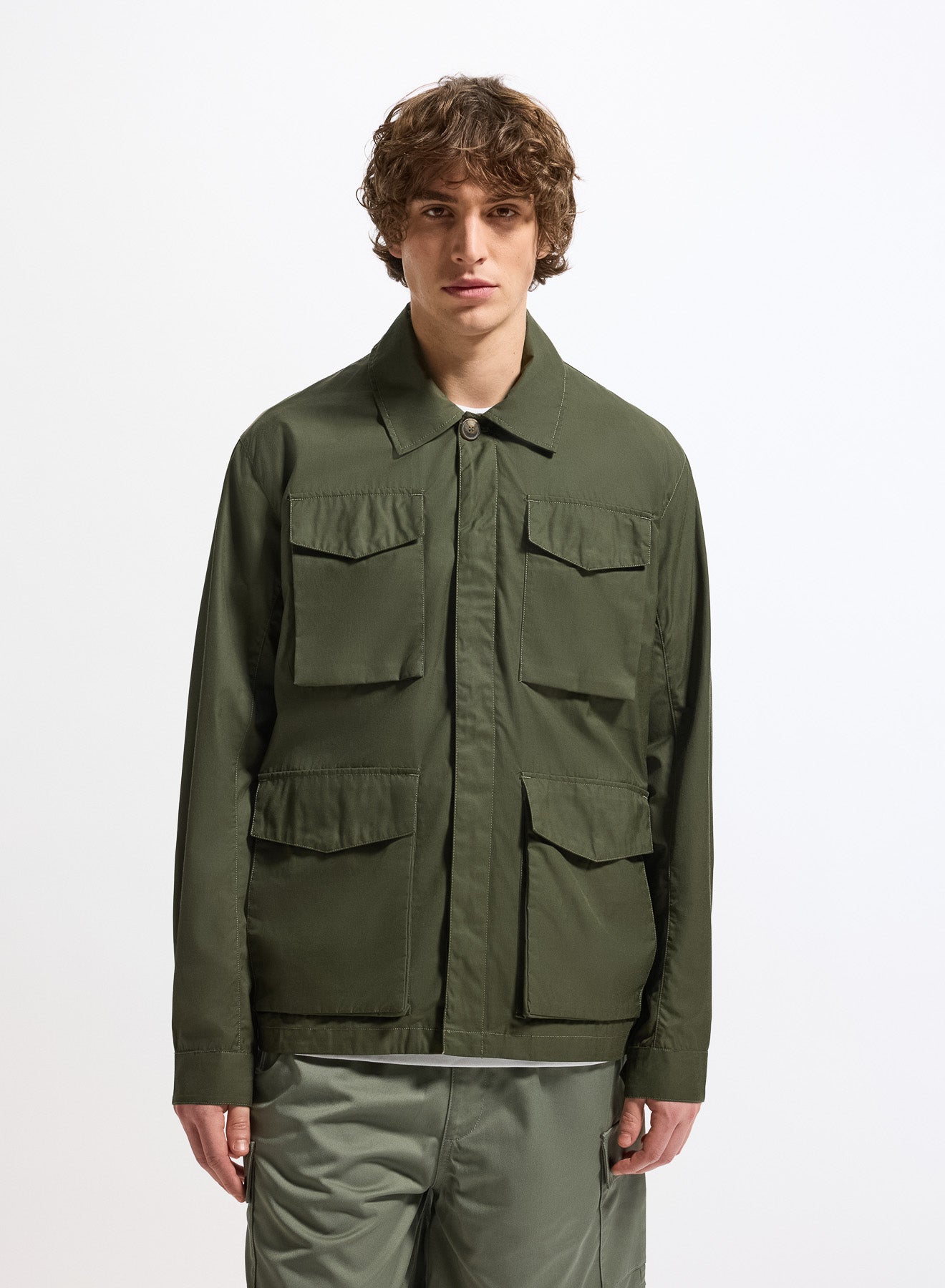 Veste légère homme Pyrenex Field kaki foncé